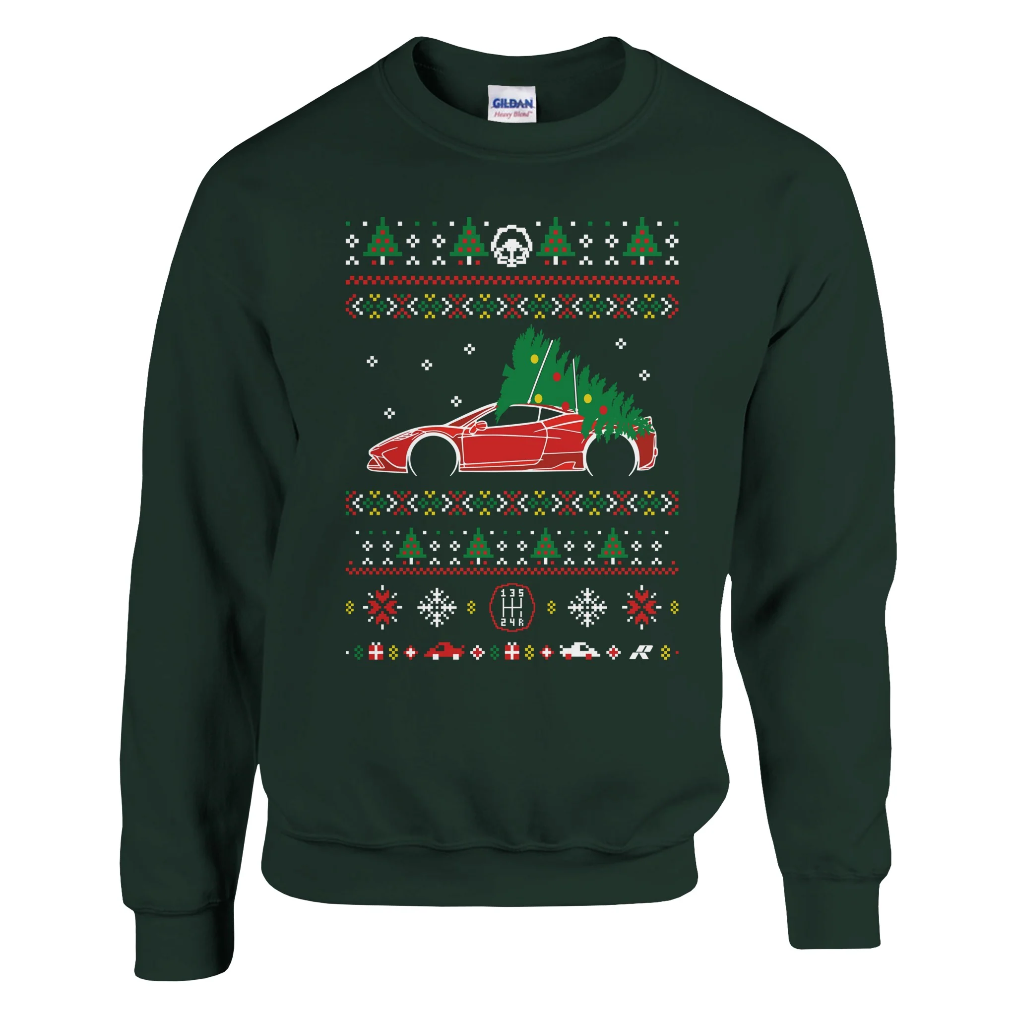 458 Speciale Red Christmas Sweater - Image 2