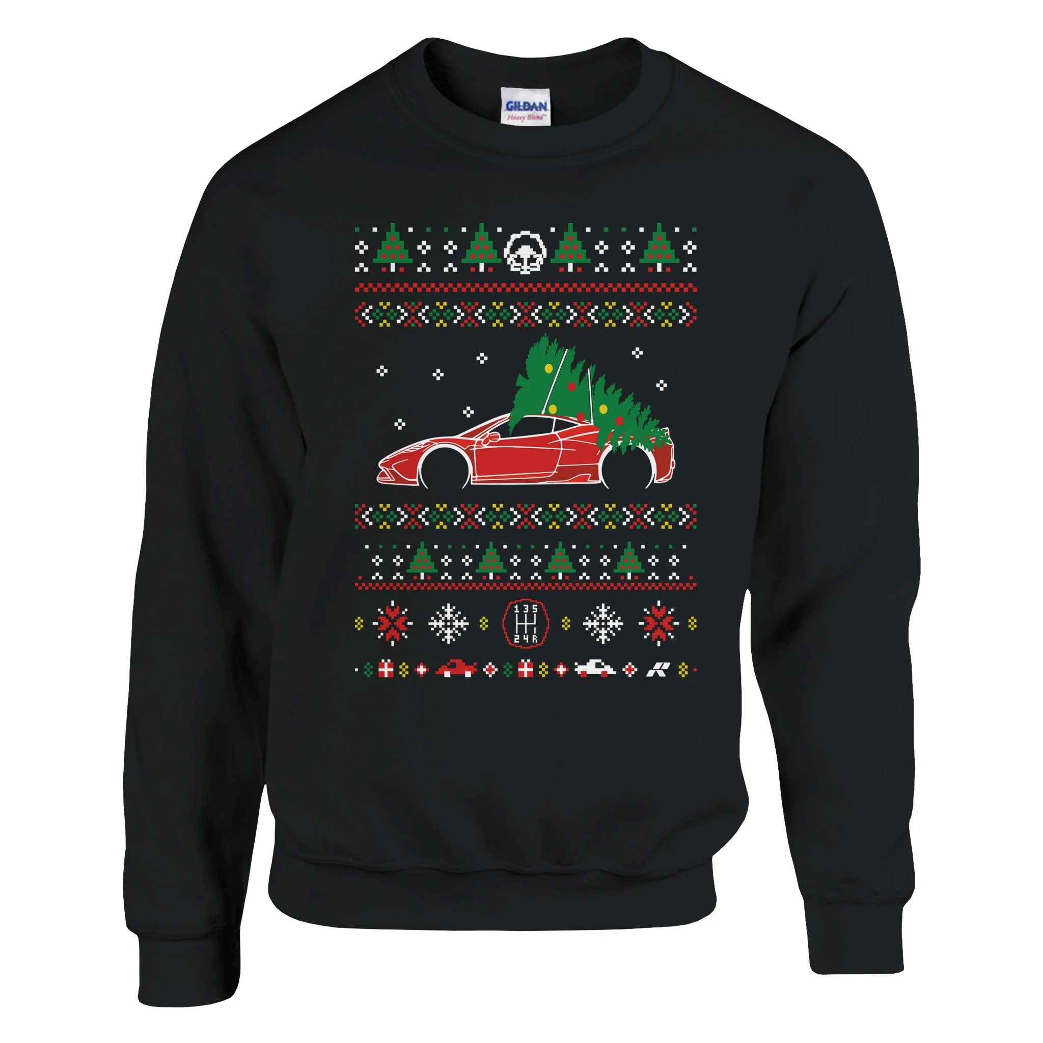 458 Speciale Red Christmas Sweater - Image 6