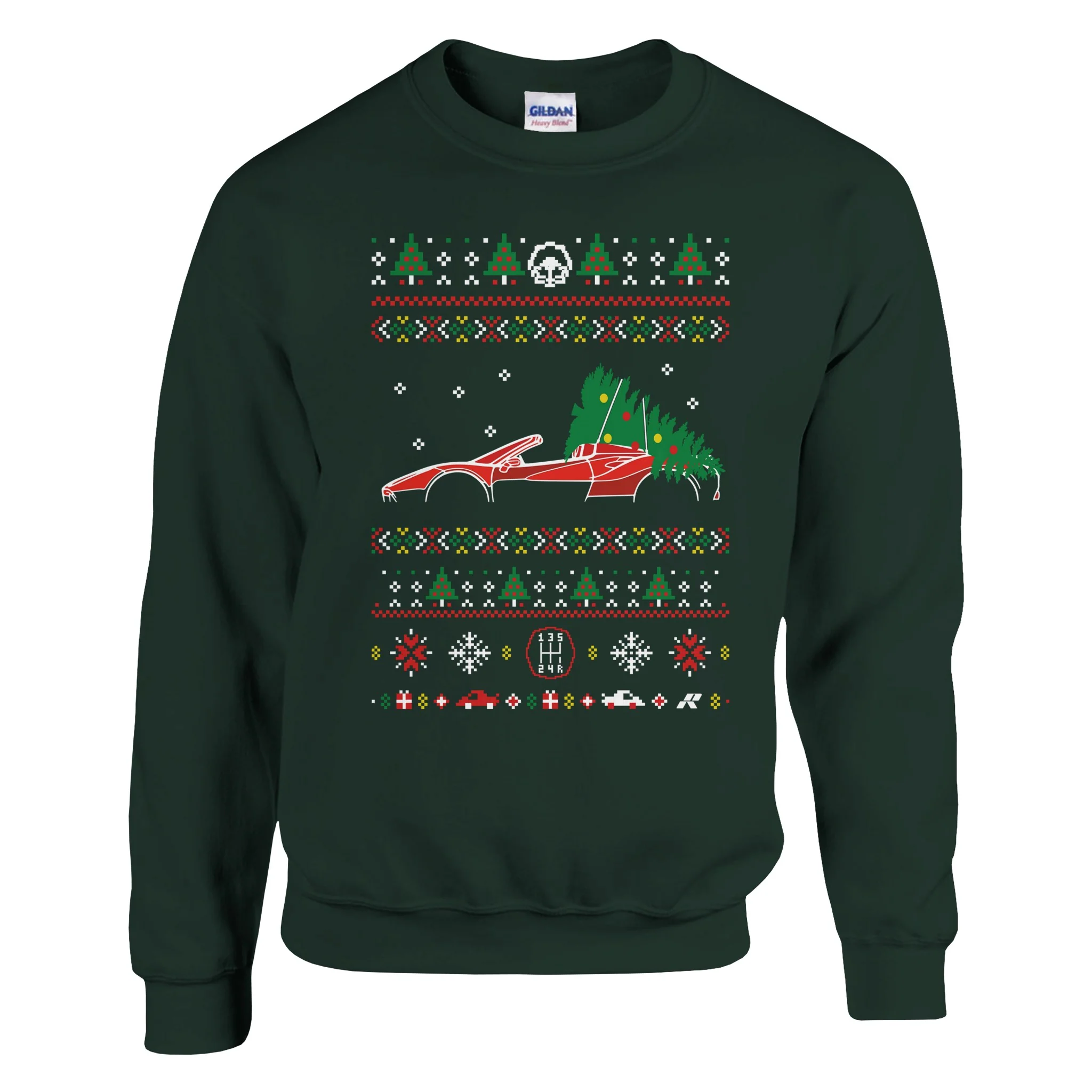 488 Spider Red Christmas Sweater - Image 5