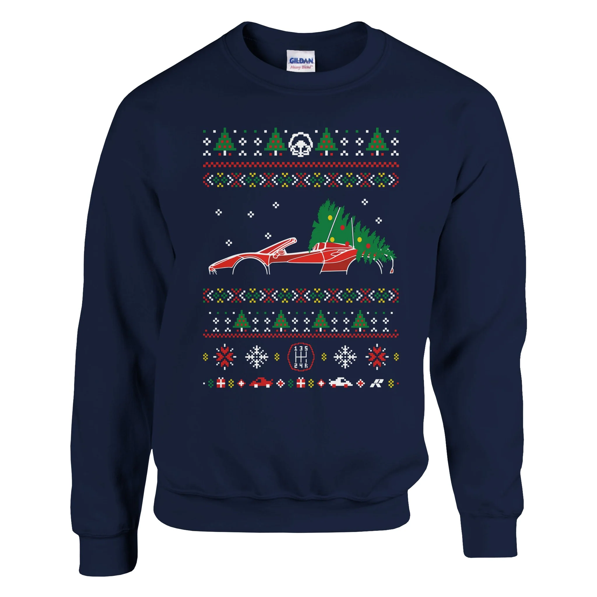 488 Spider Red Christmas Sweater - Image 6