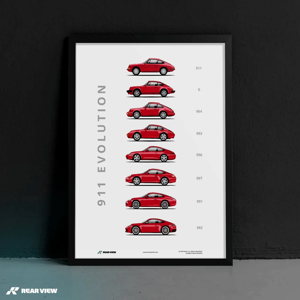 911 - Car Art Print - Image 11