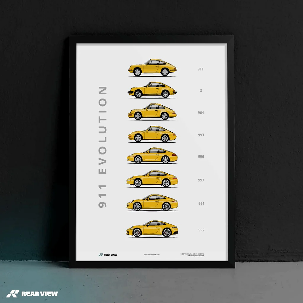 911 - Car Art Print - Image 15