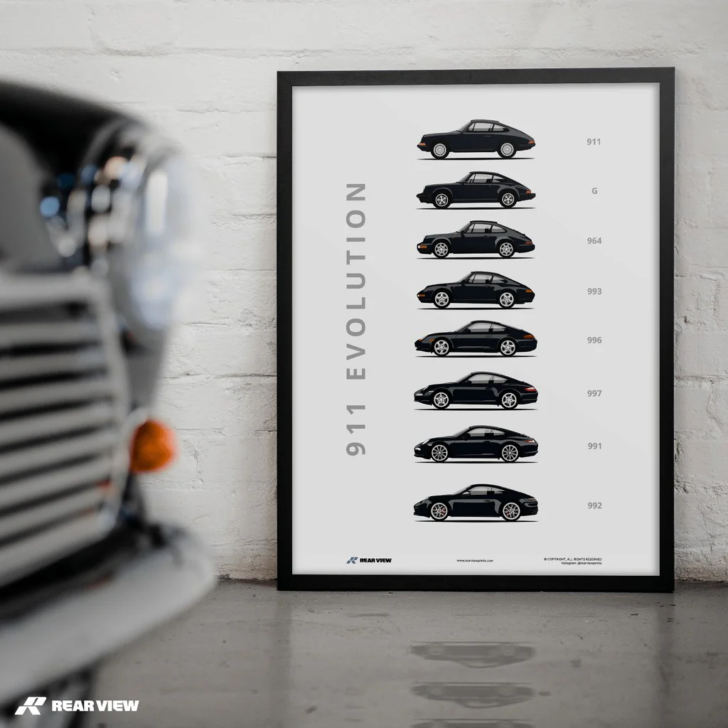 911 - Car Art Print - Image 4