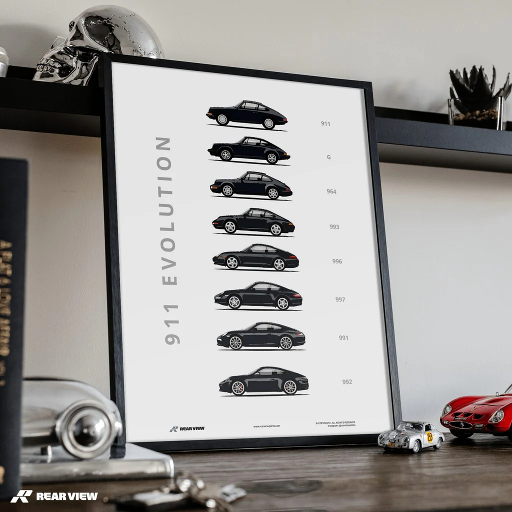 911 - Car Art Print - Image 5