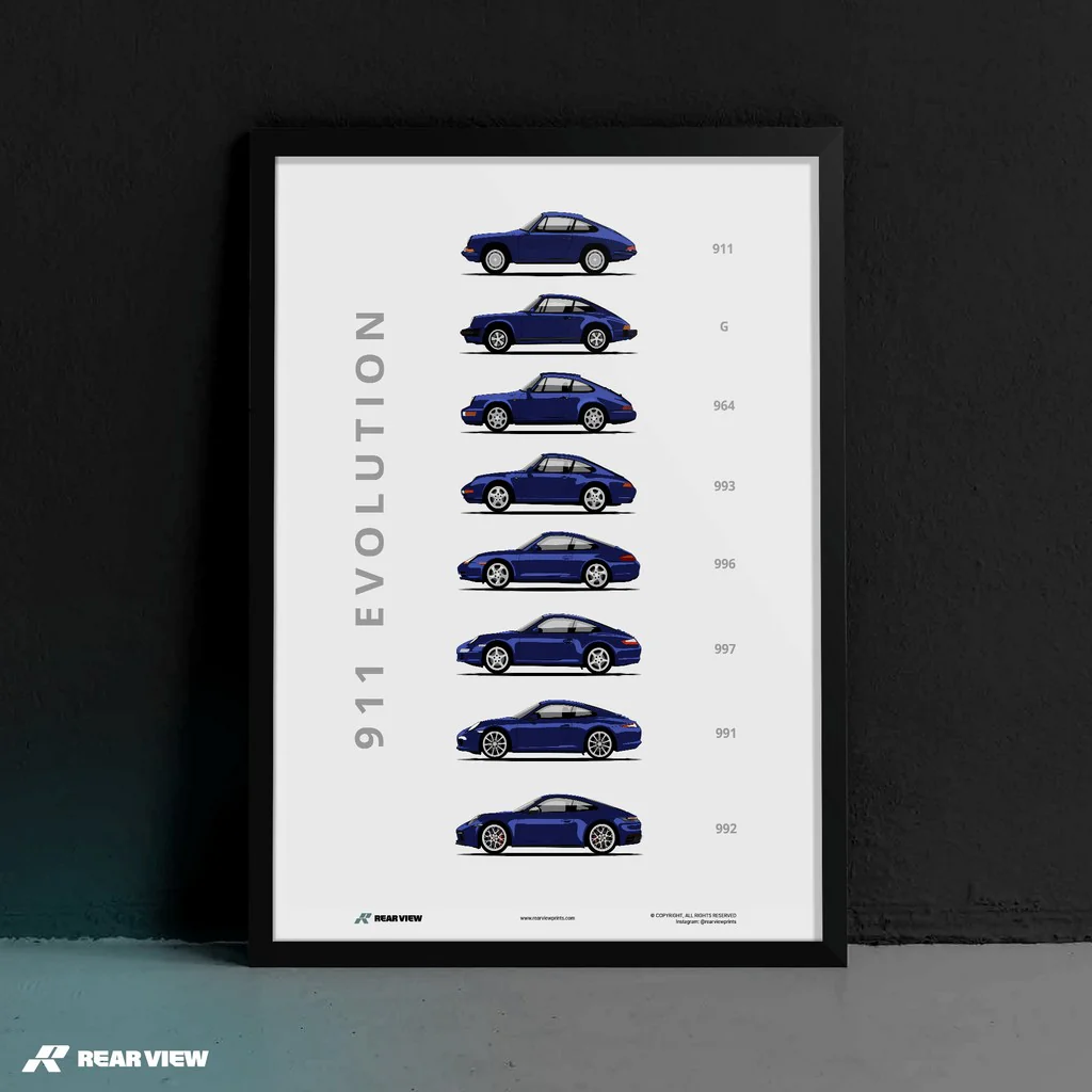 911 - Car Art Print - Image 7
