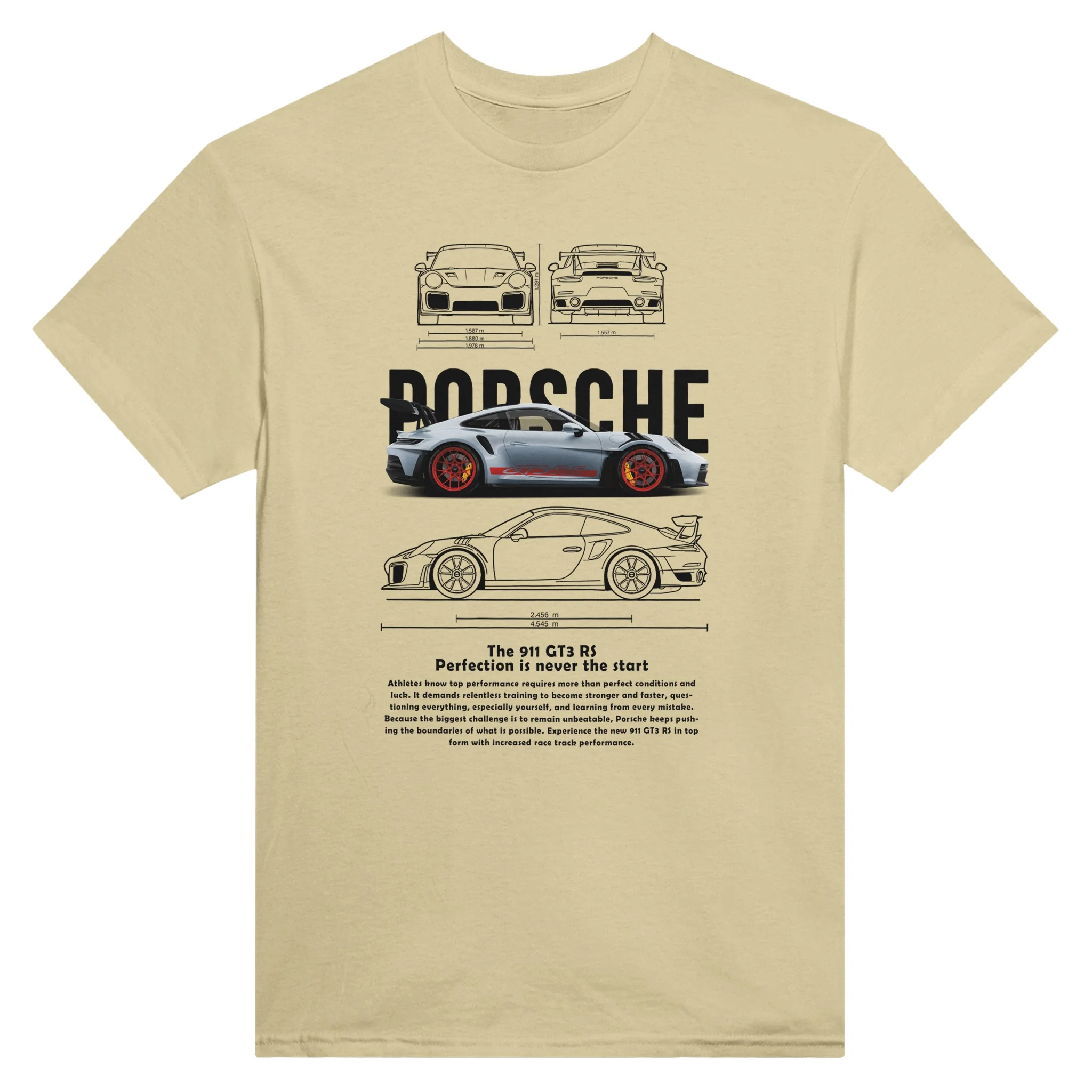 911 GT3 RS White - T-Shirt - Image 3