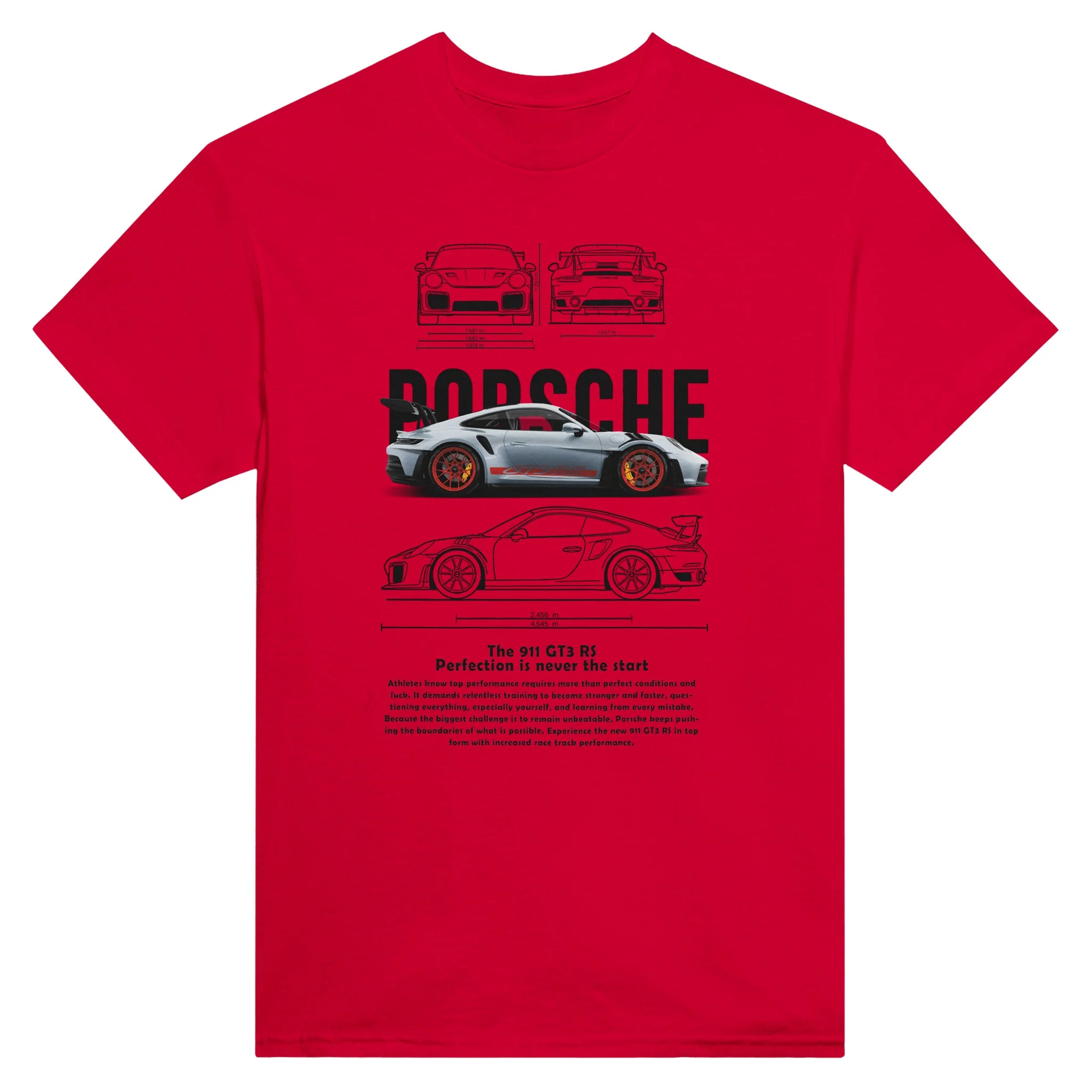 911 GT3 RS White - T-Shirt - Image 4