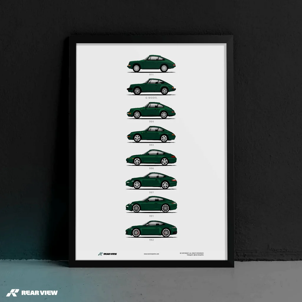 911 - Minimalist Car Art Print - Image 4