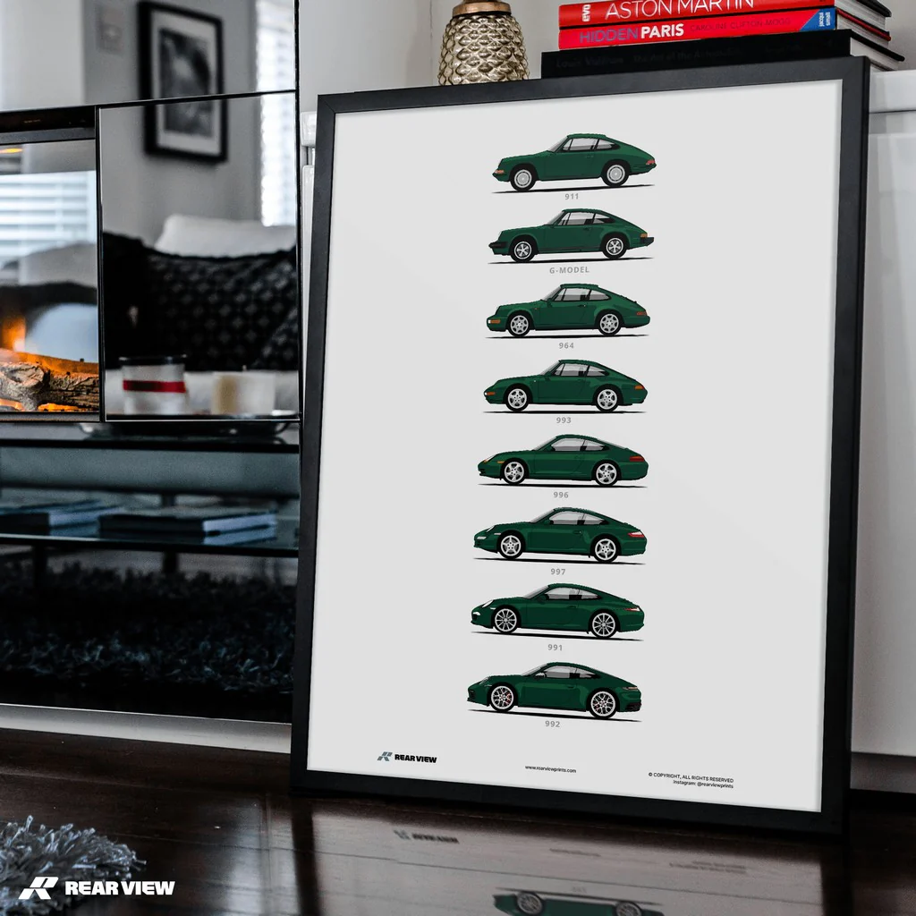 911 - Minimalist Car Art Print - Image 5