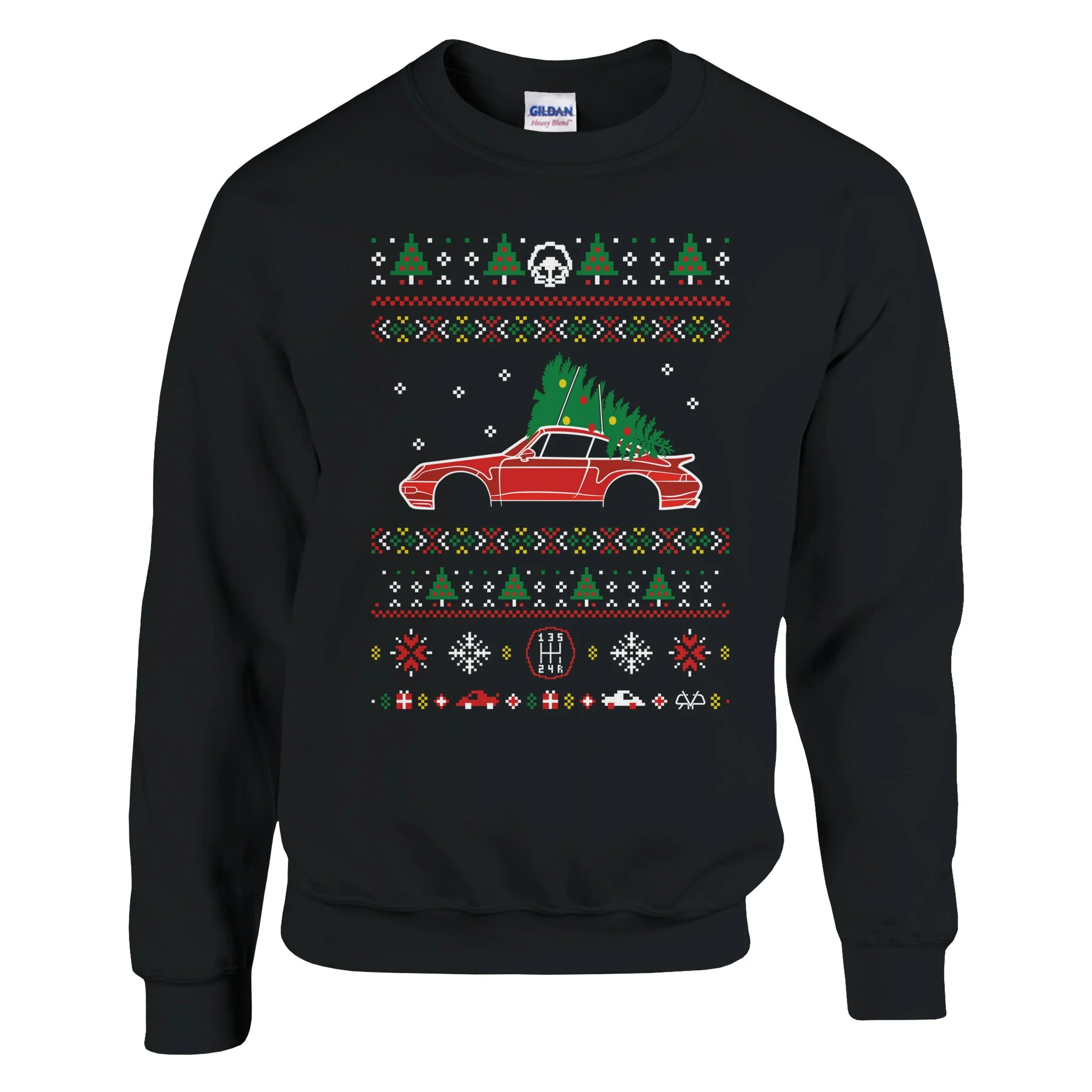 911 Red Christmas Sweater