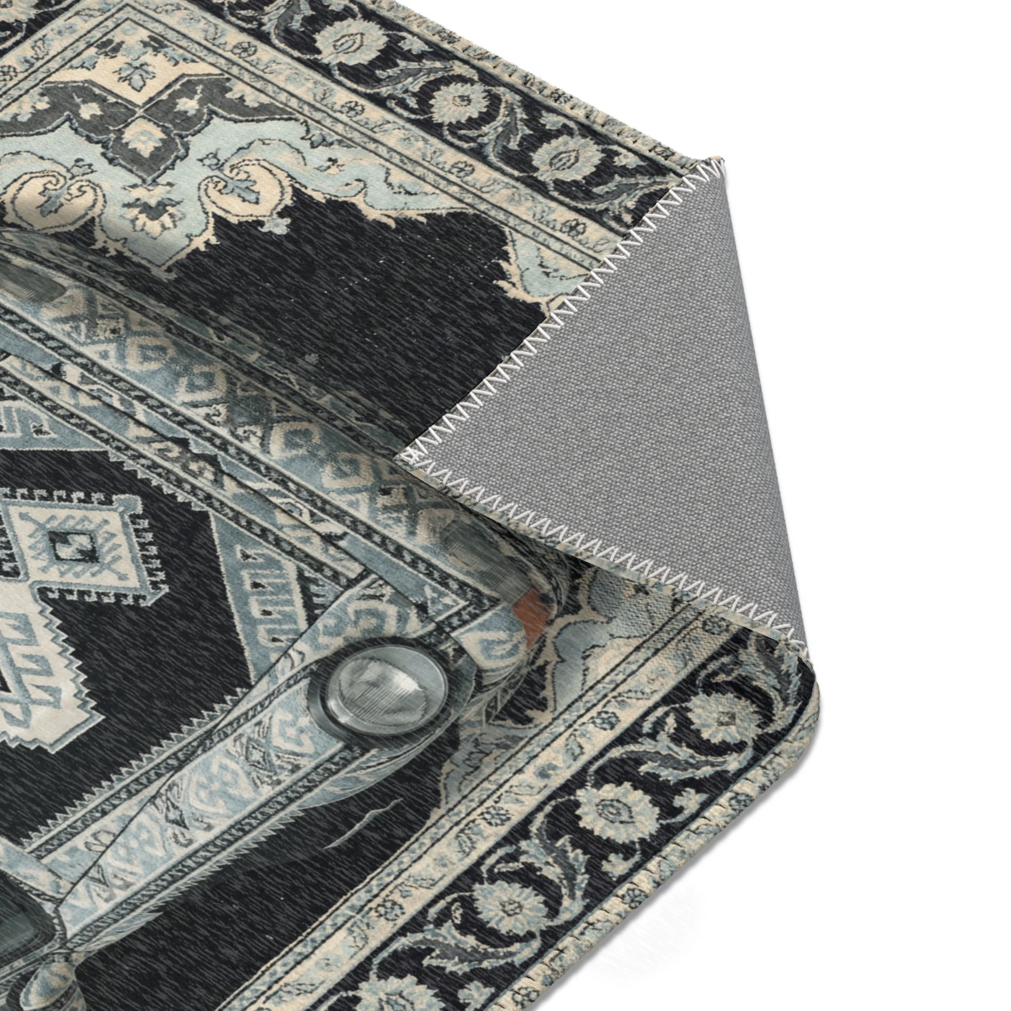 911 Turbo × Alpine Shadow - Area Rug - Image 3