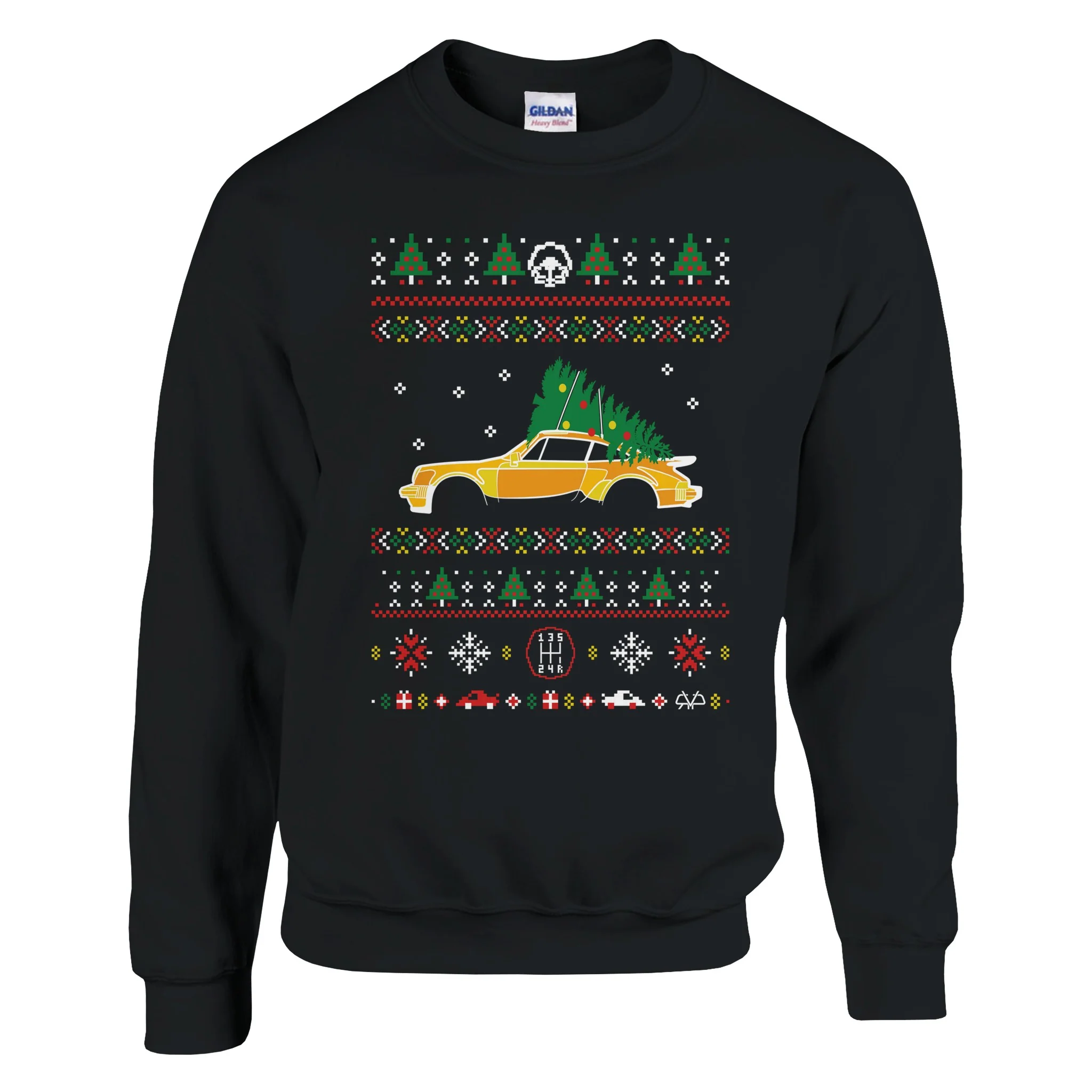 930 Yellow Christmas Sweater