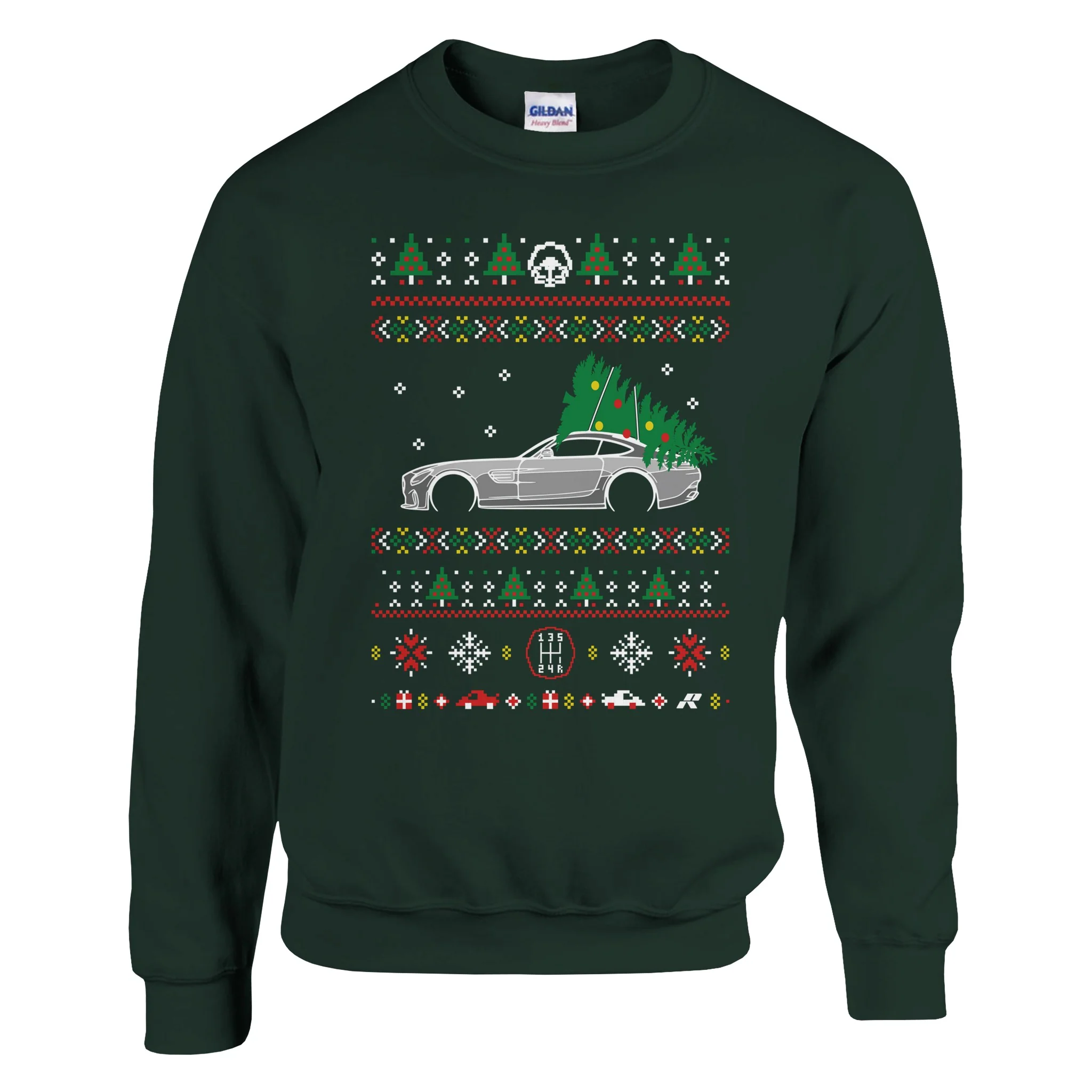 AMG GT Red Christmas Sweater - Image 5