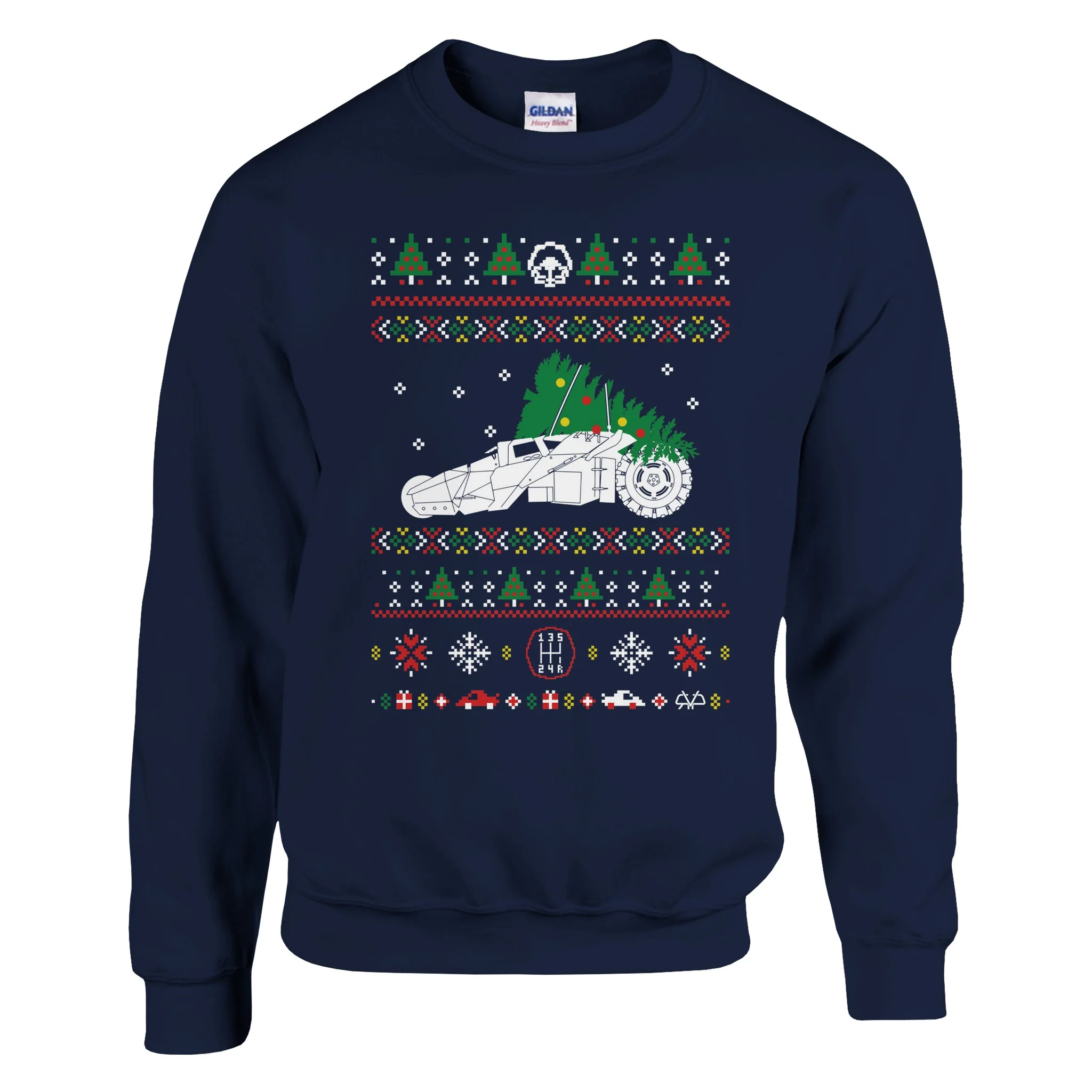 Batmobile Christmas Sweater - Image 3
