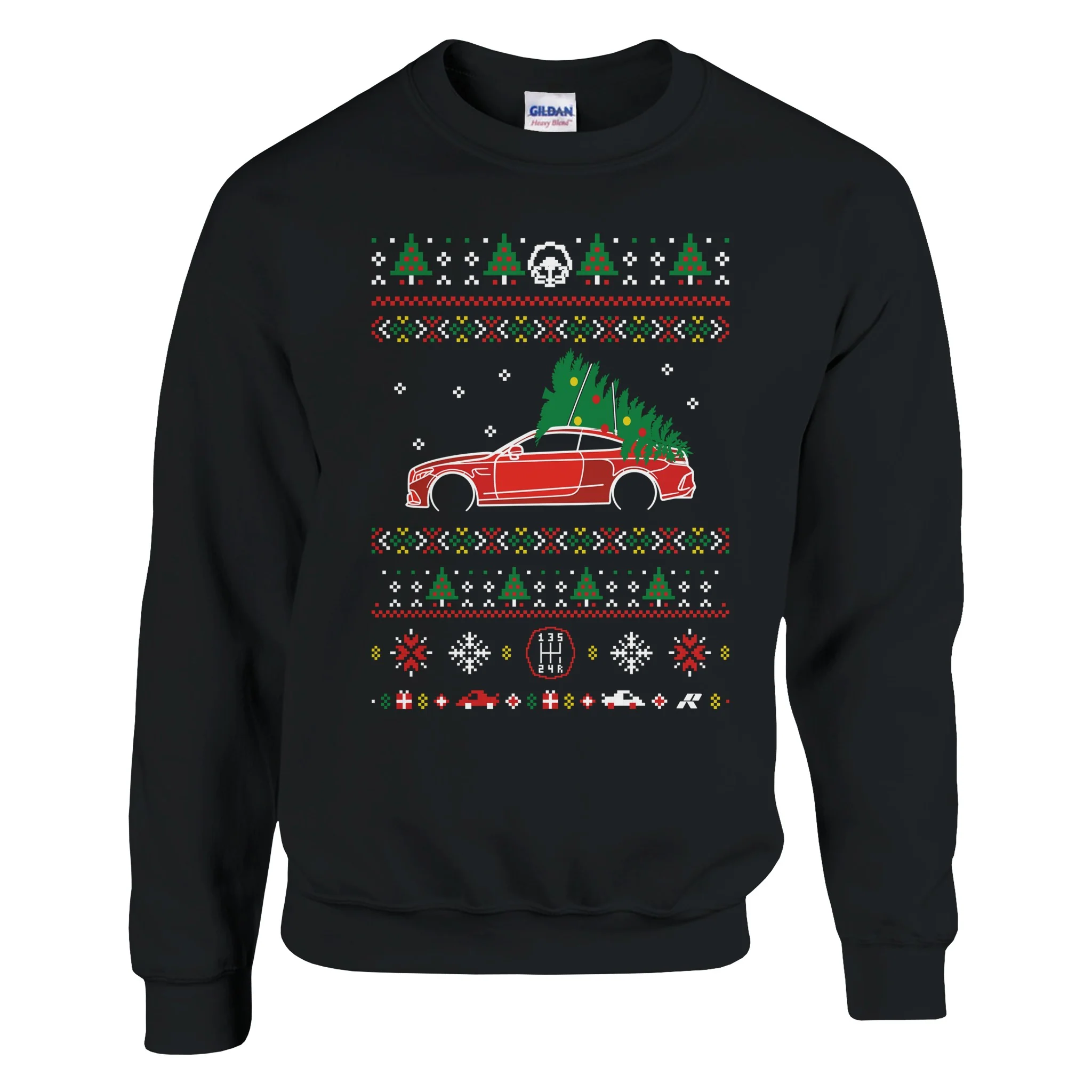 C63 AMG Red Christmas Sweater - Image 3