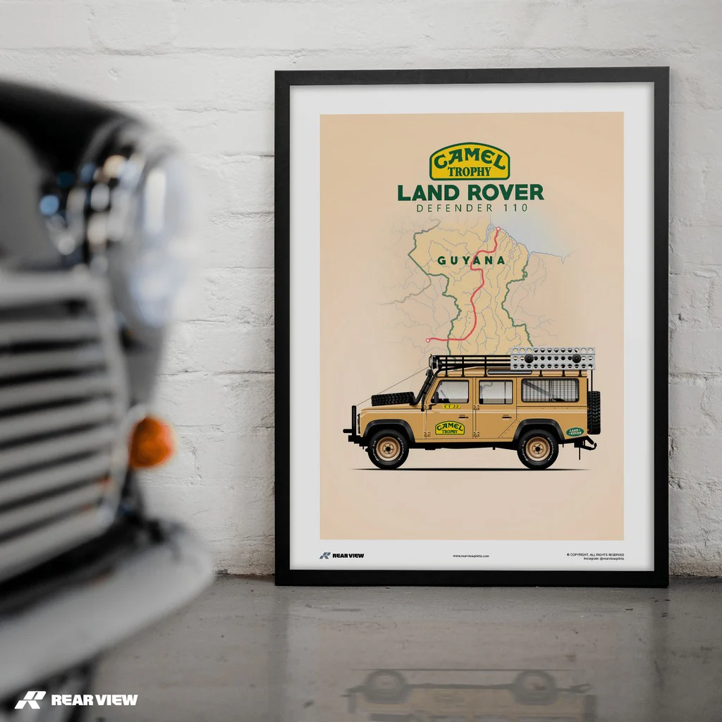 Camel Trophy Champion – Land Rover Art Print - Image 3