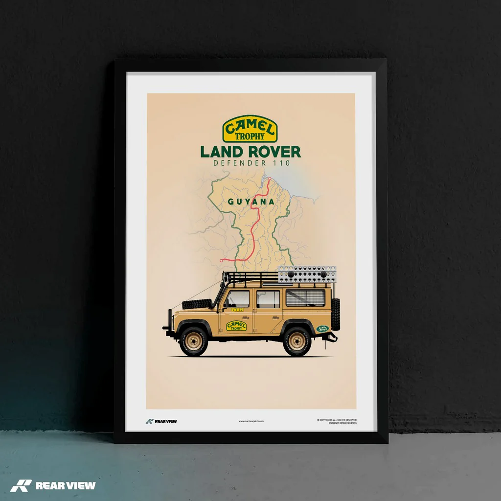 Camel Trophy Champion – Land Rover Art Print - Image 4