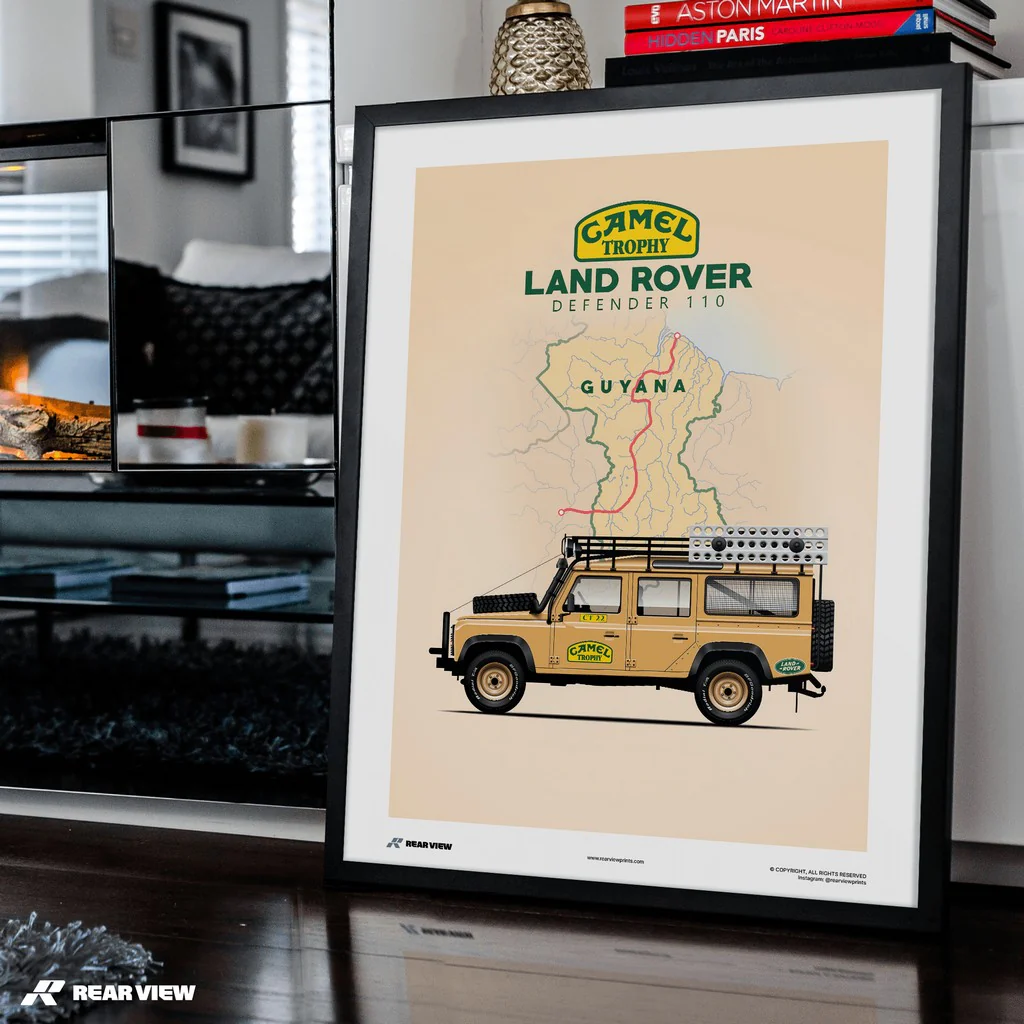 Camel Trophy Champion – Land Rover Art Print - Image 5