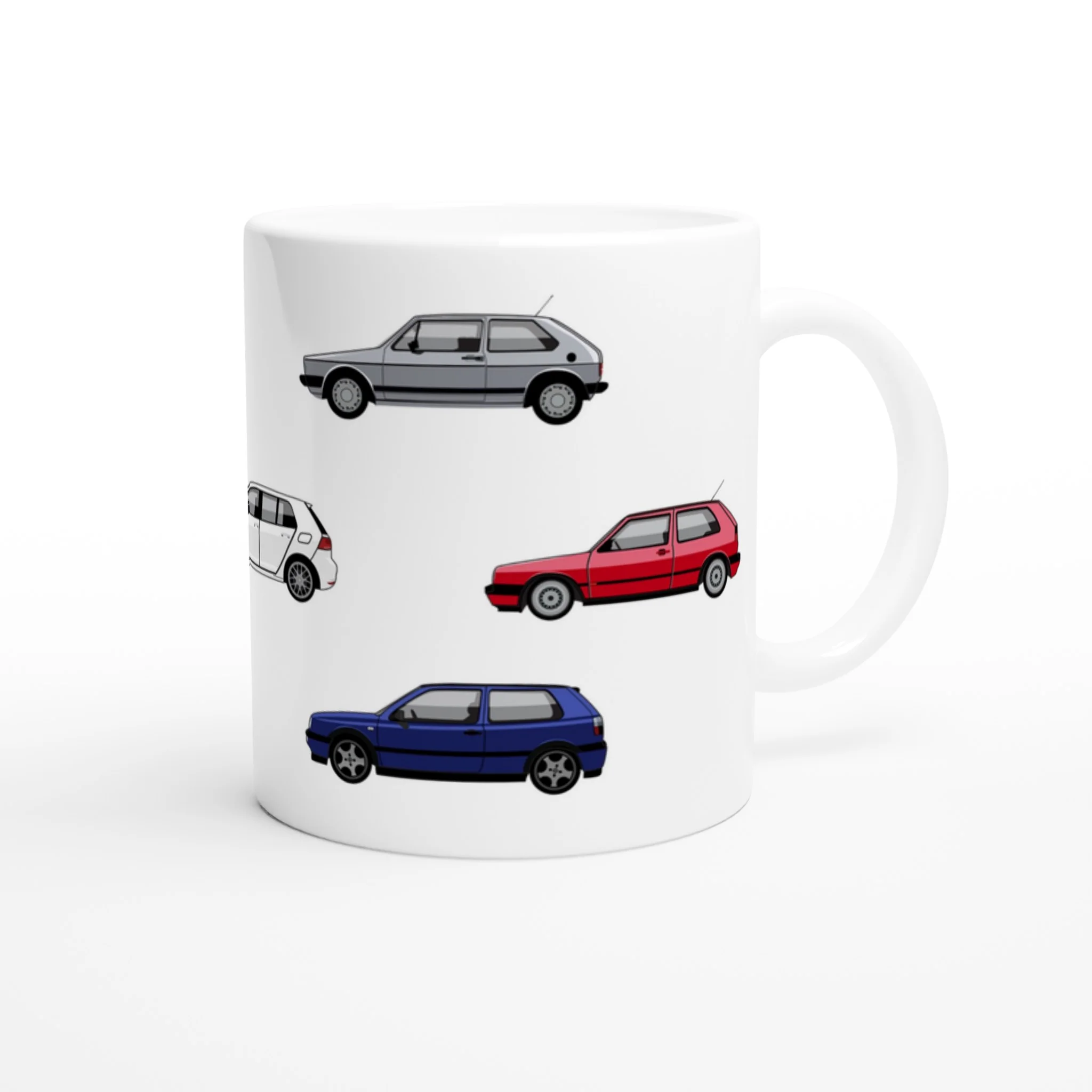 Golf Generations - White Mug - Image 4