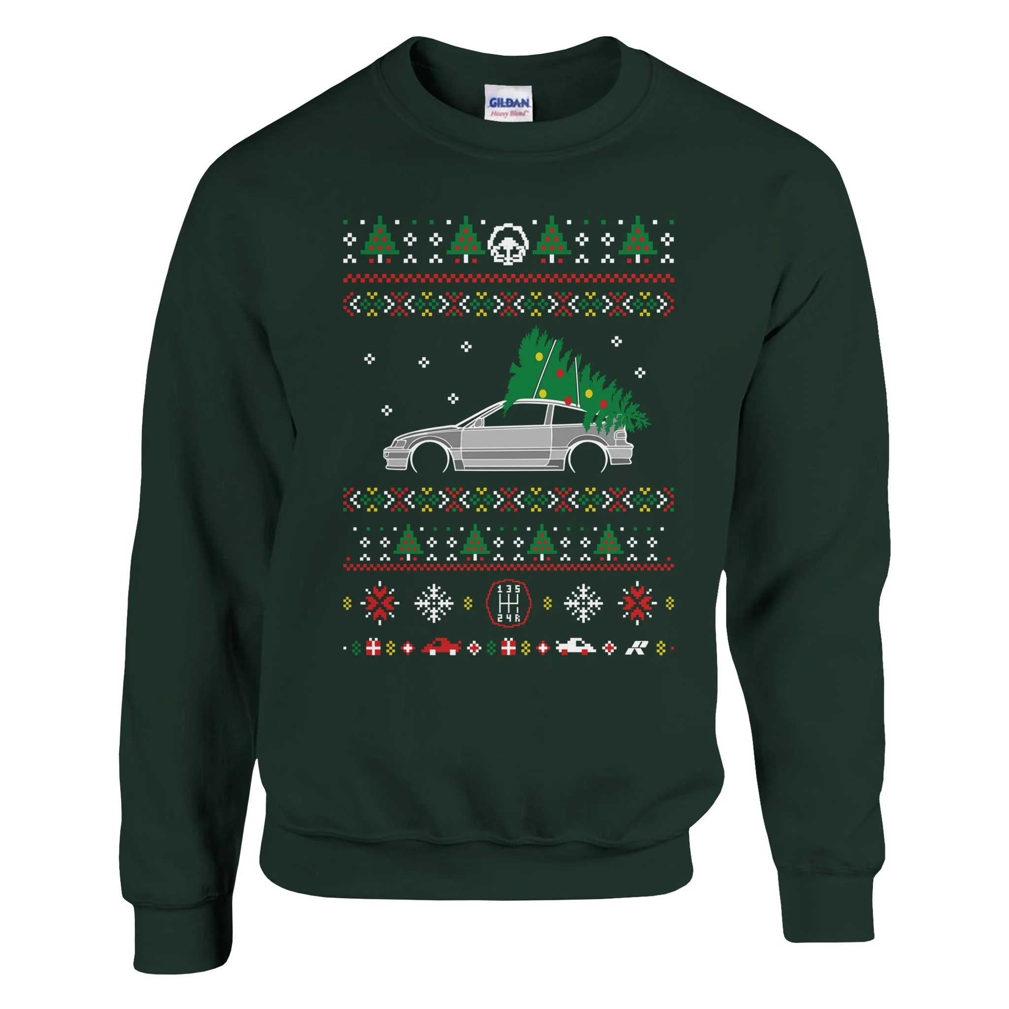CR-X Red Christmas Sweater - Image 3