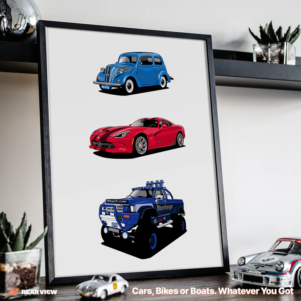 Custom Car Art - My Car History Frame - Image 6