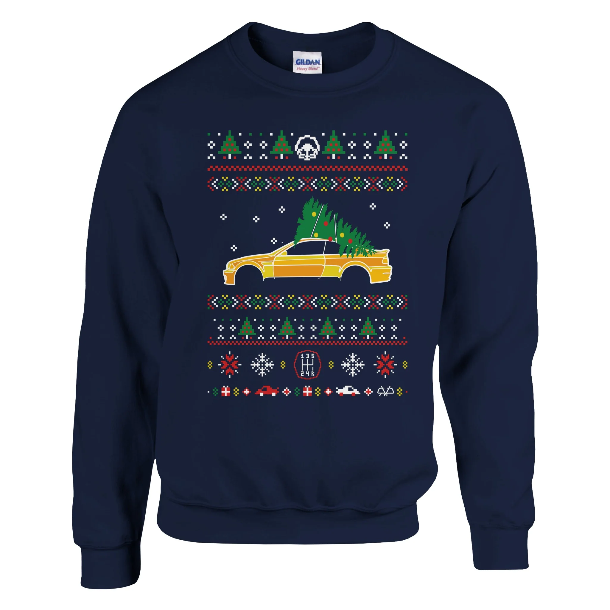 E46 Yellow Christmas Sweater - Image 2