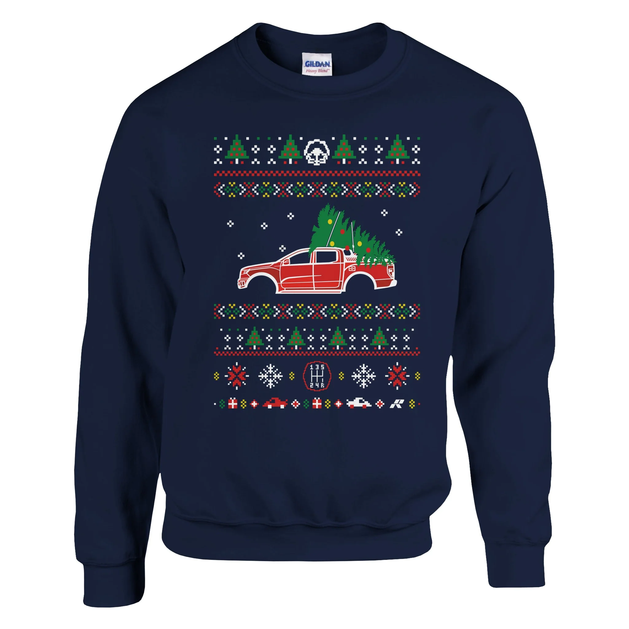 F150 Red Christmas Sweater - Image 2