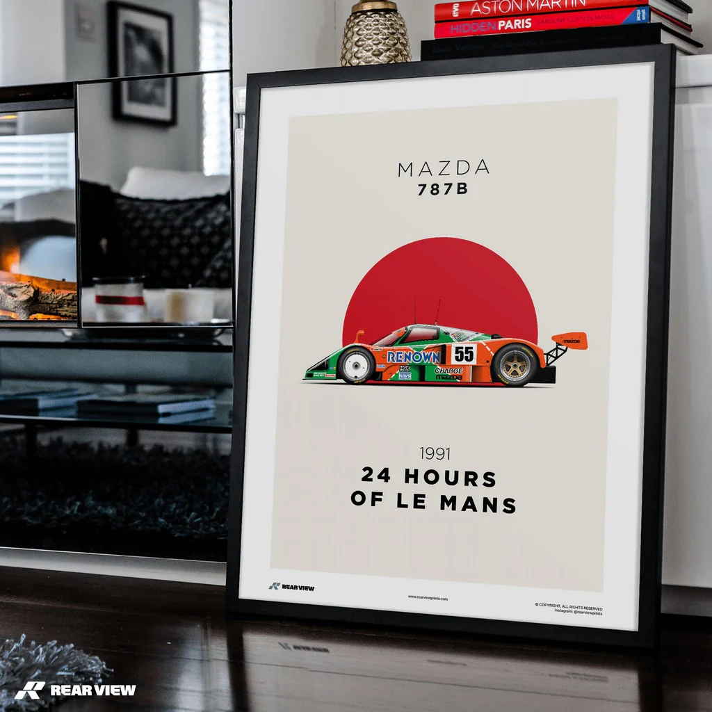 Gift from the East – 787b Mazda Art Print - Image 3