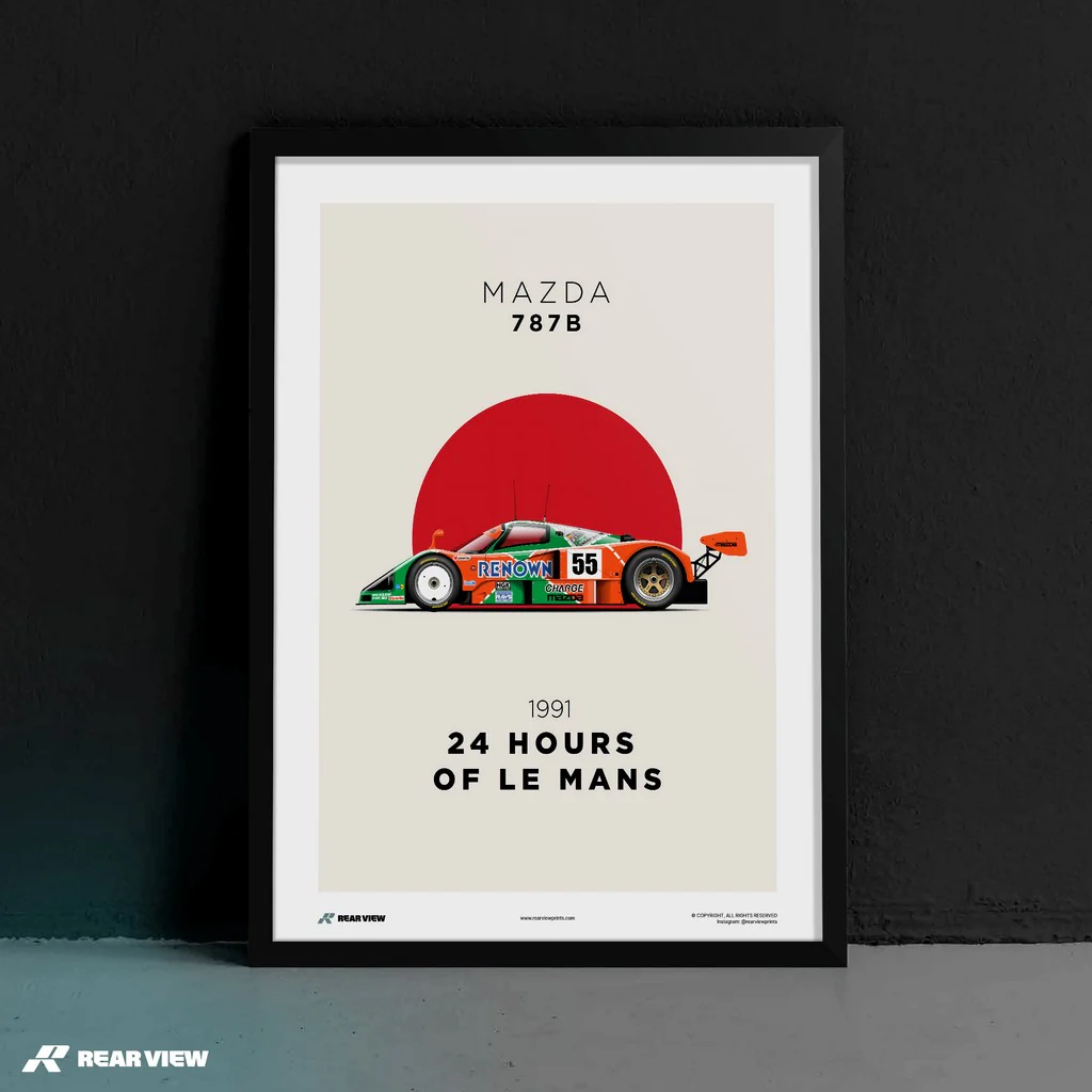 Gift from the East – 787b Mazda Art Print - Image 4
