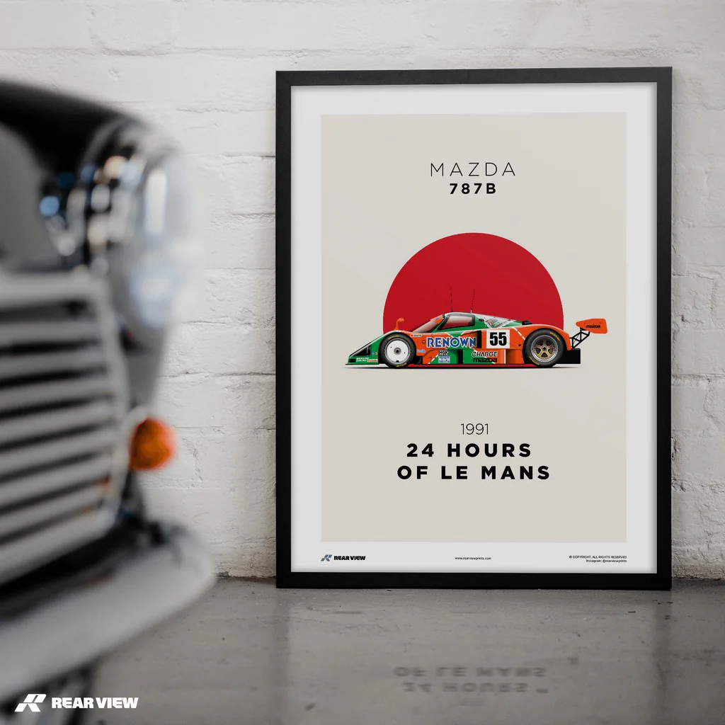 Gift from the East – 787b Mazda Art Print - Image 5