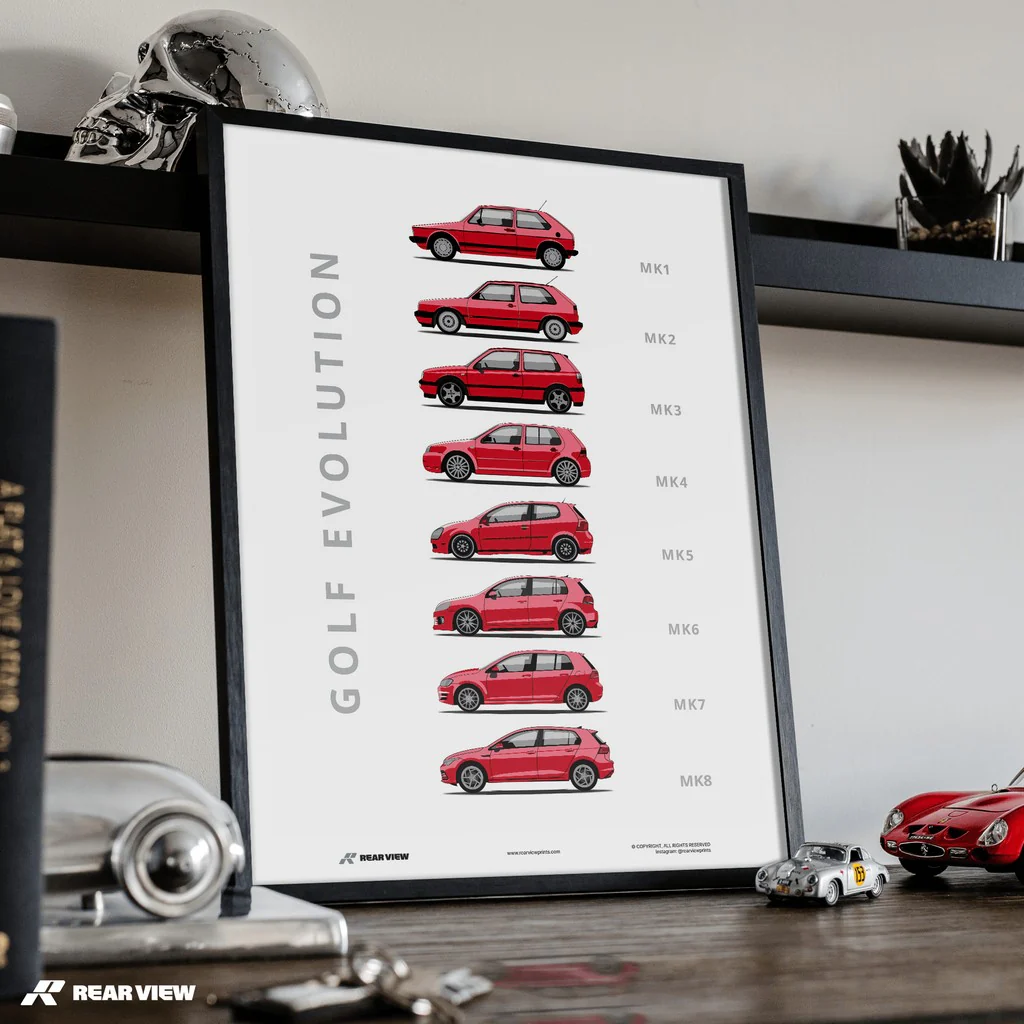 Golf -  Car Art Print - Image 5