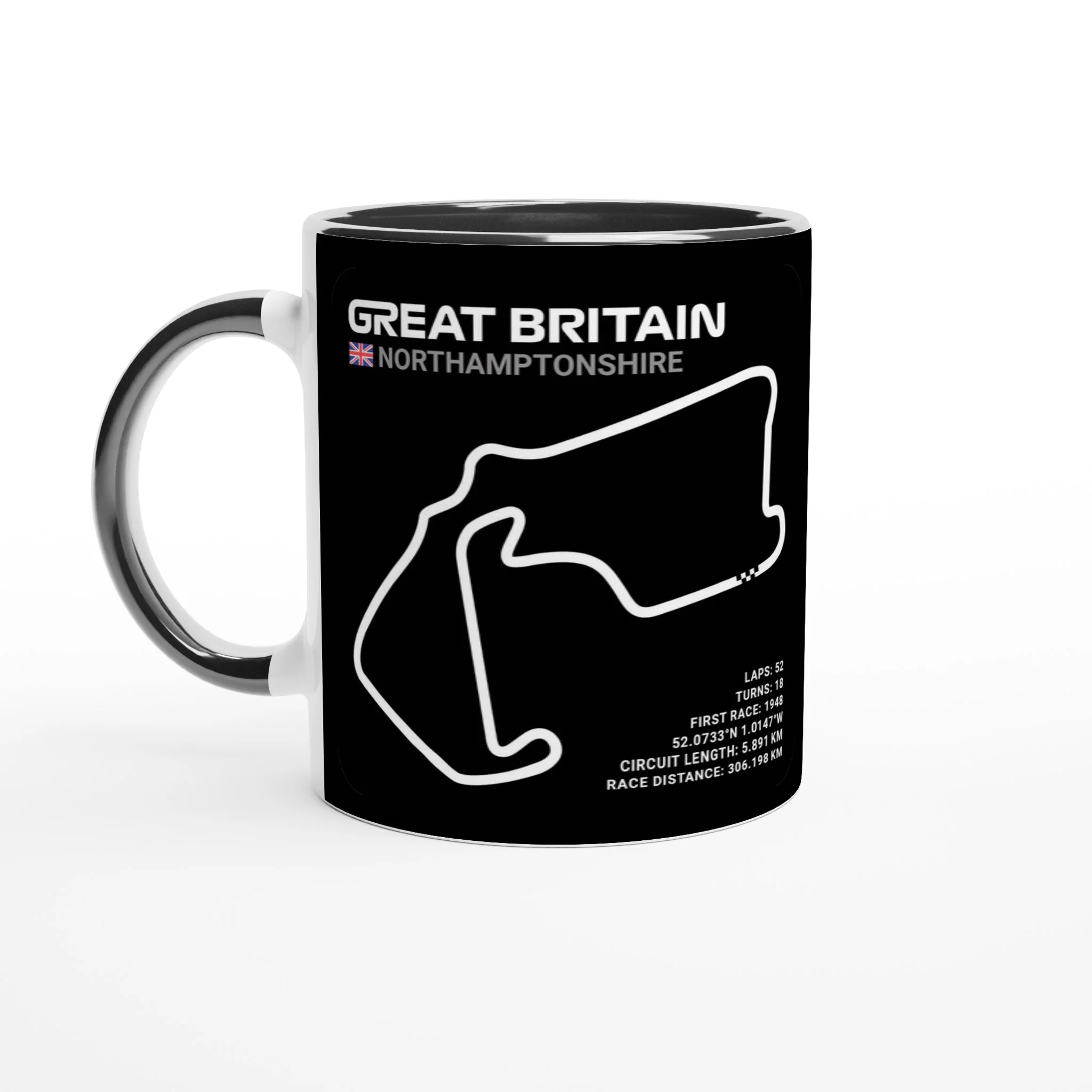 Silverstone GP Track - Coloured Mug