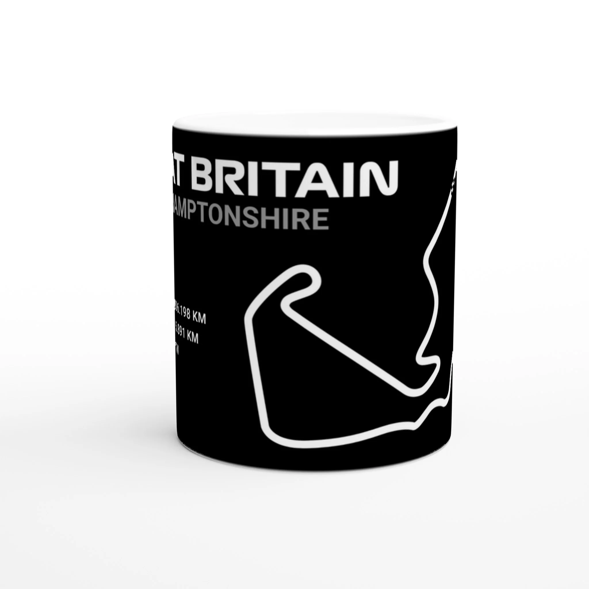 Silverstone Circuit - Great Britain White Mug - Image 2