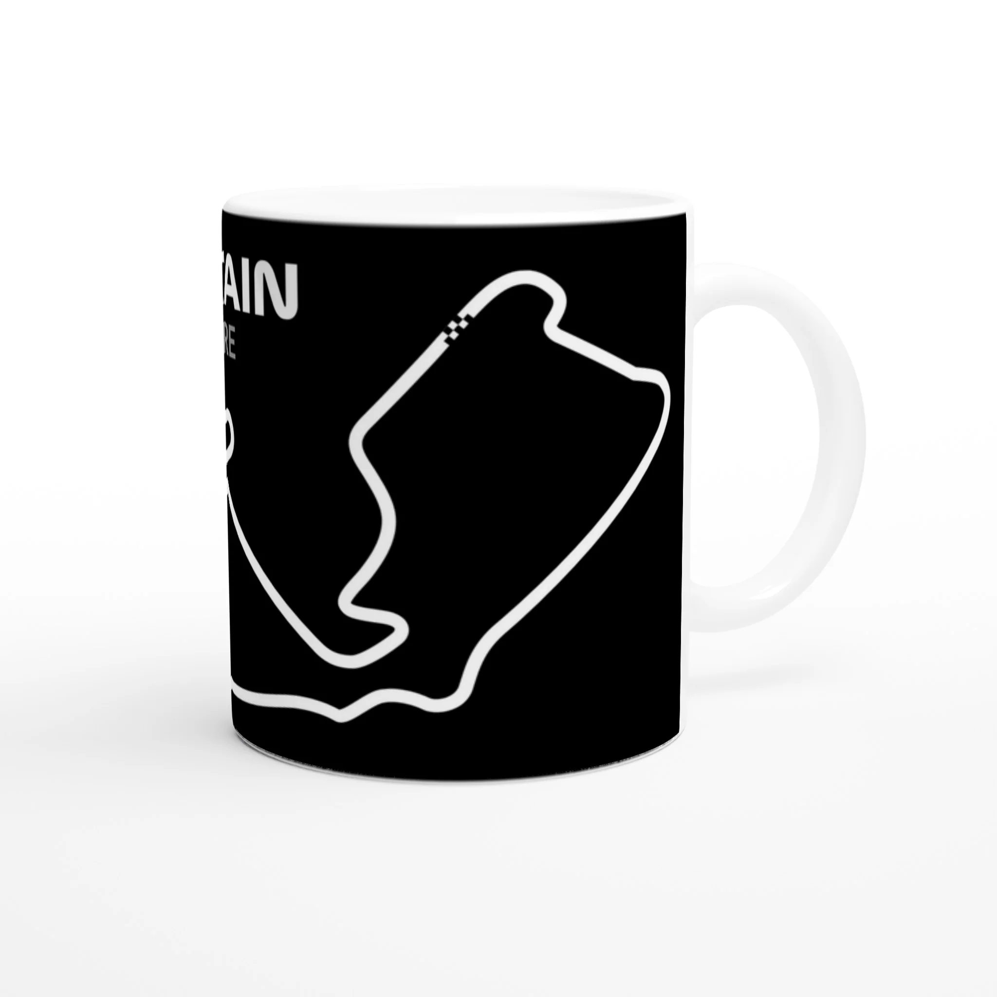 Silverstone Circuit - Great Britain White Mug - Image 3