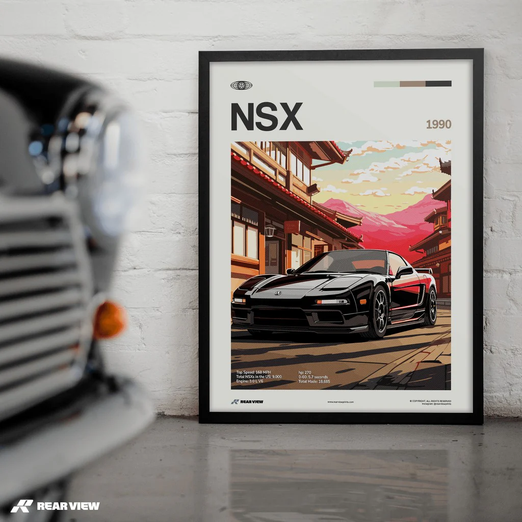NSX 1990 - Car Print - Image 2
