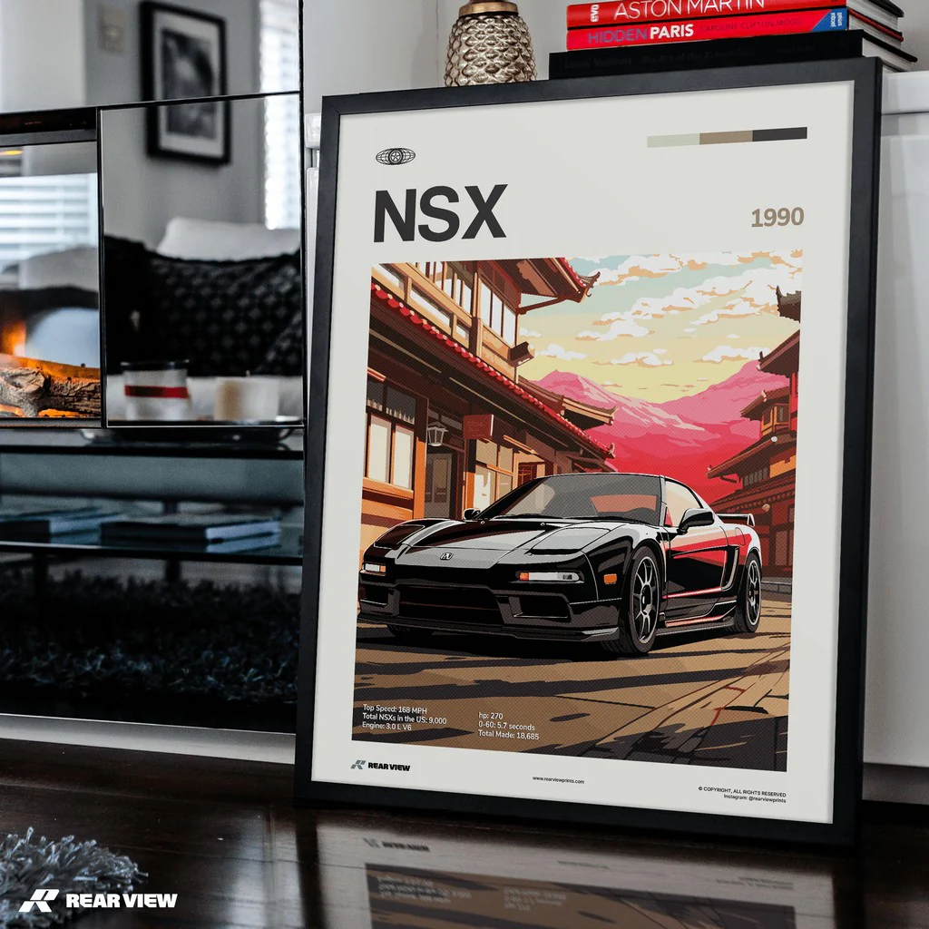 NSX 1990 - Car Print - Image 3