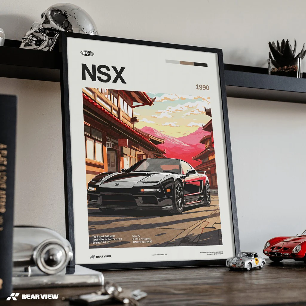 NSX 1990 - Car Print - Image 4