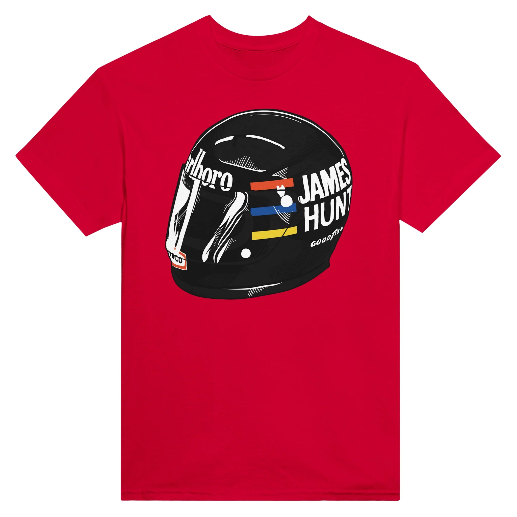 James Hunt Helmet - T-Shirt - Image 4
