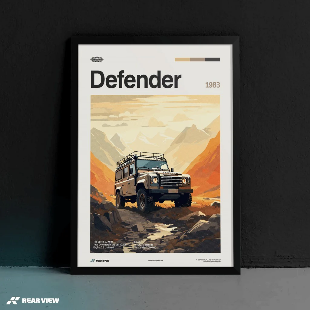 Defender 1983 - Car Print - Image 2