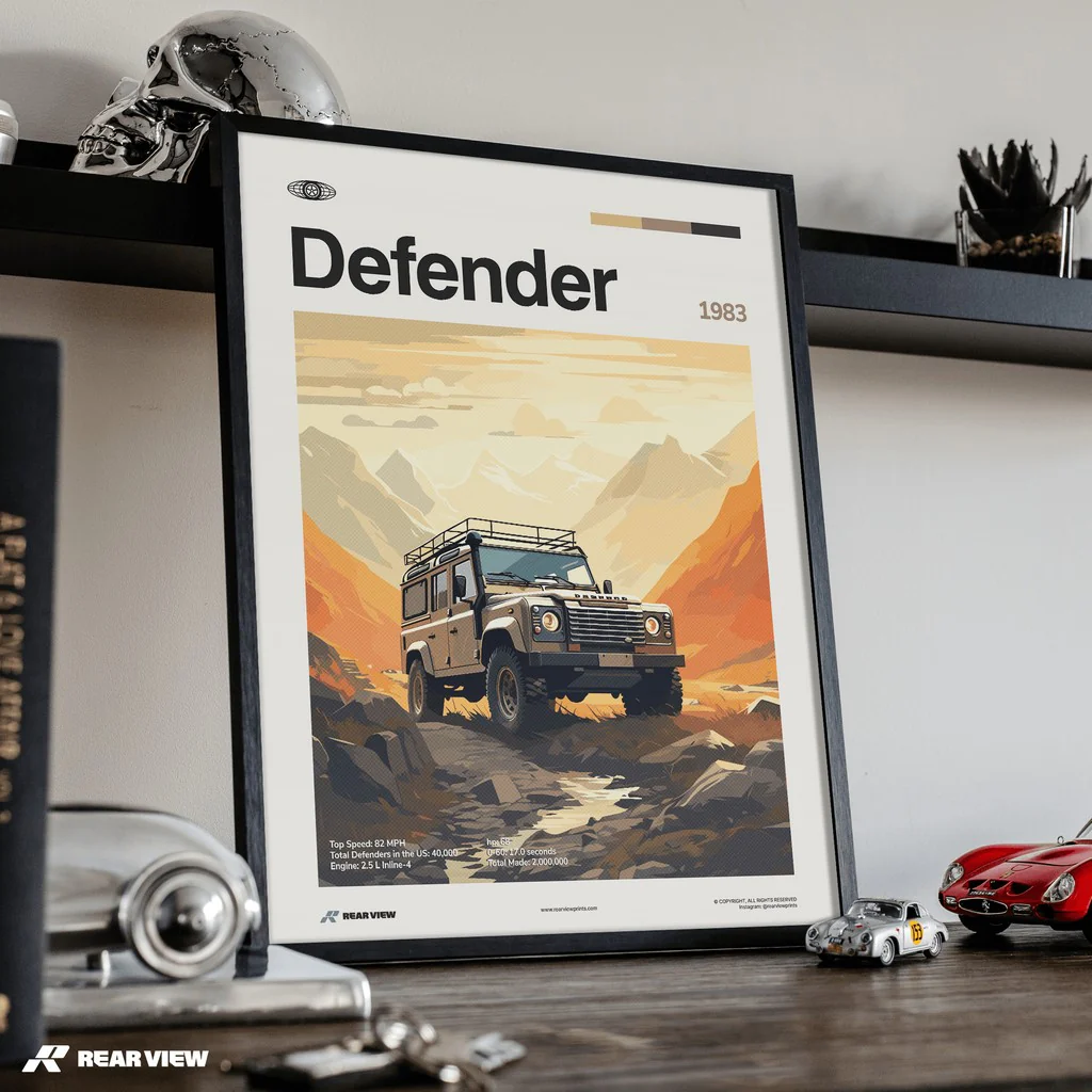 Defender 1983 - Car Print - Image 3