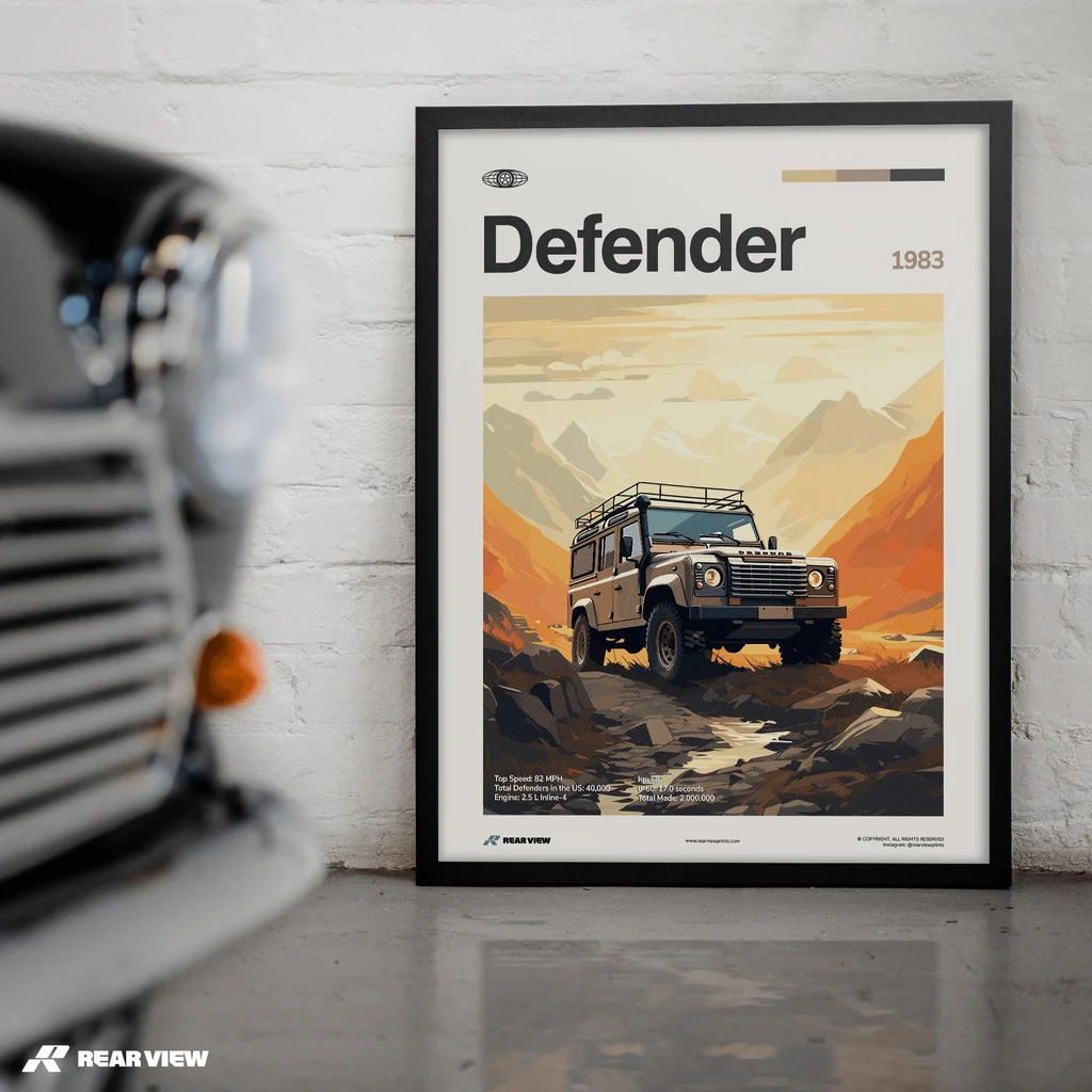 Defender 1983 - Car Print - Image 4