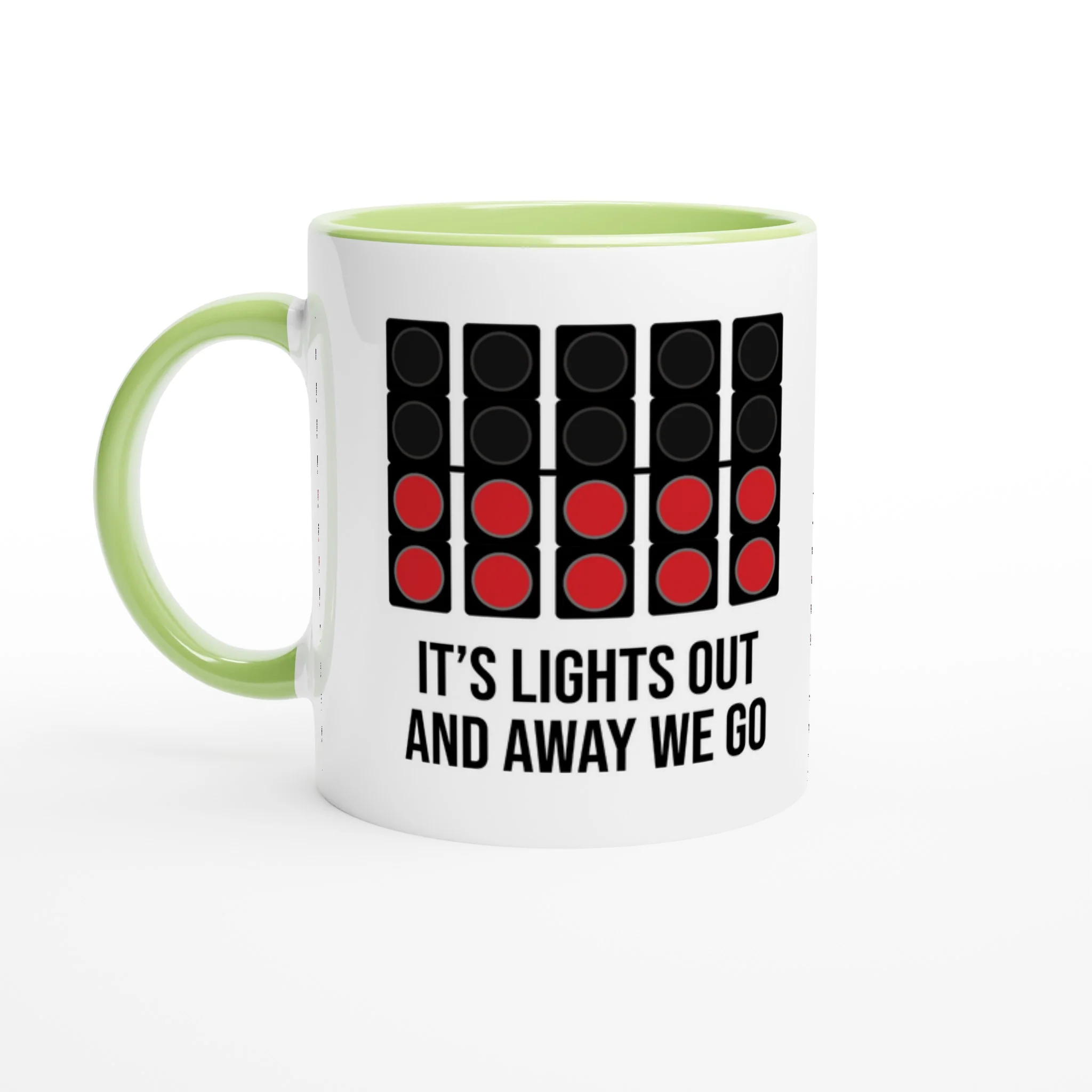 Lights Out F1 - Coloured Mug - Image 3