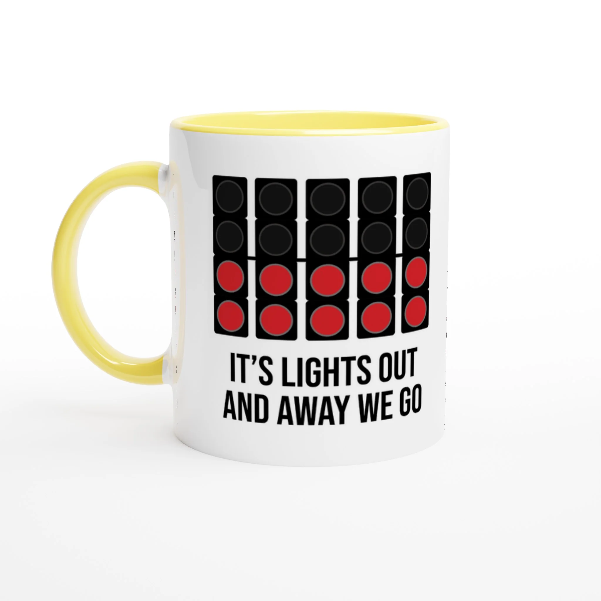 Lights Out F1 - Coloured Mug - Image 4