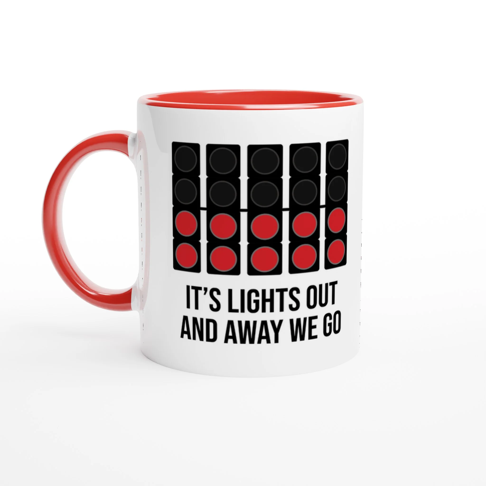 Lights Out F1 - Coloured Mug - Image 6