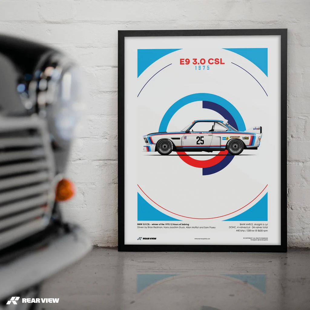 Lord of the Tarmac – E9 3.0 CSL Art Print - Image 4