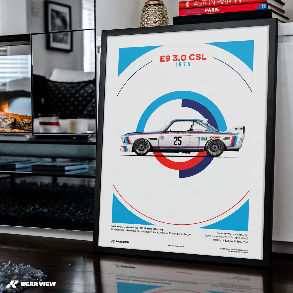 Lord of the Tarmac – E9 3.0 CSL Art Print - Image 5