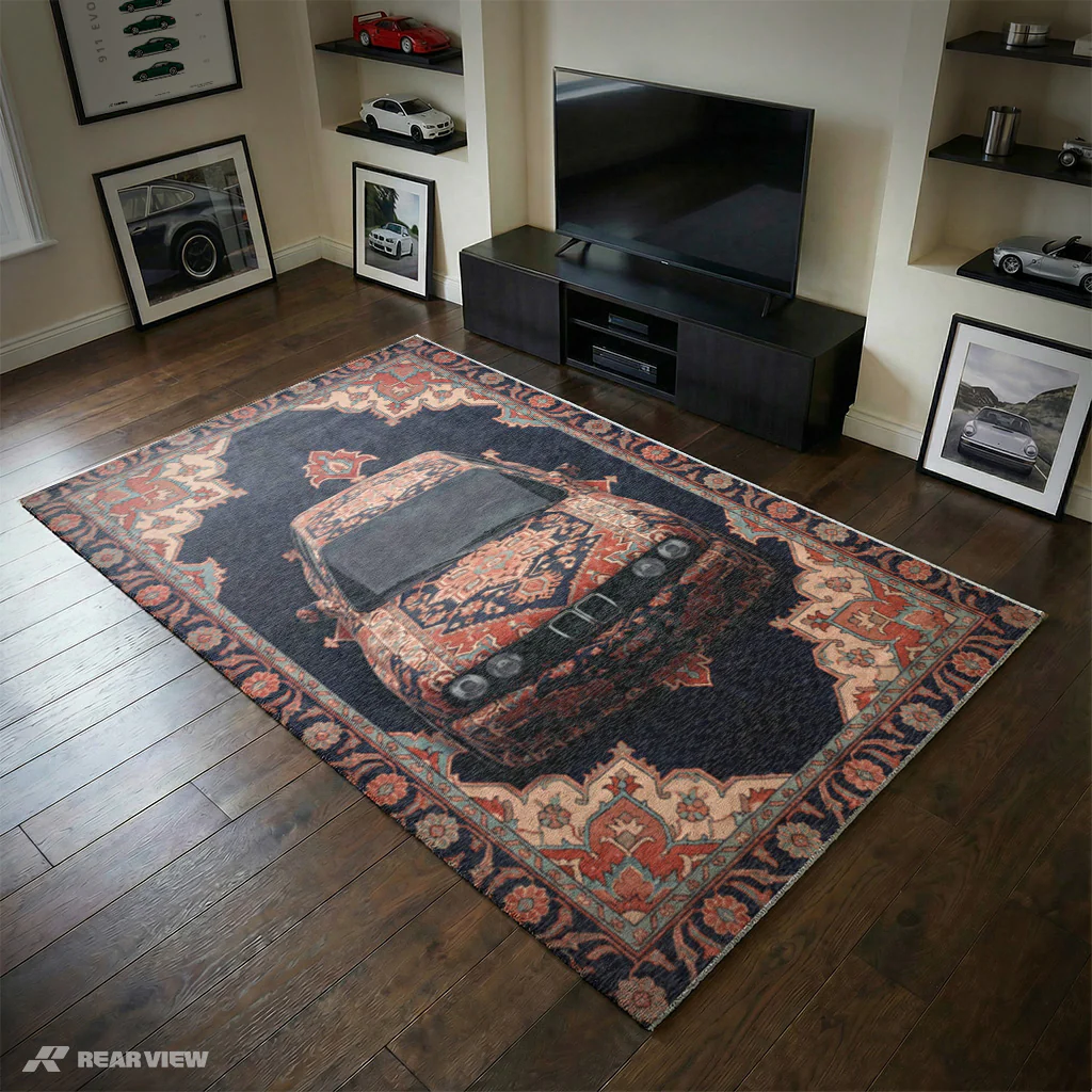 M3 E30 × Heritage Flame - Area Rug - Image 3