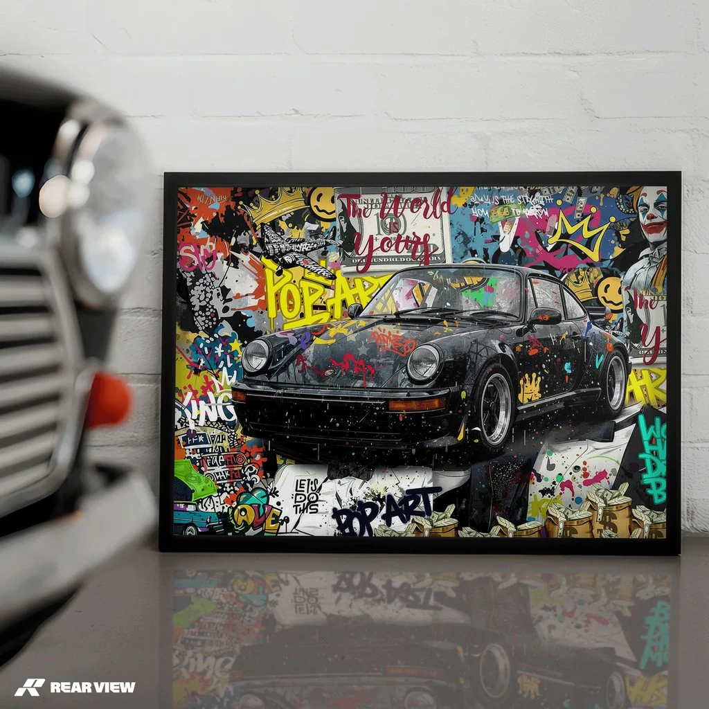 Midnight Drift – Turbo Art Print - Image 3