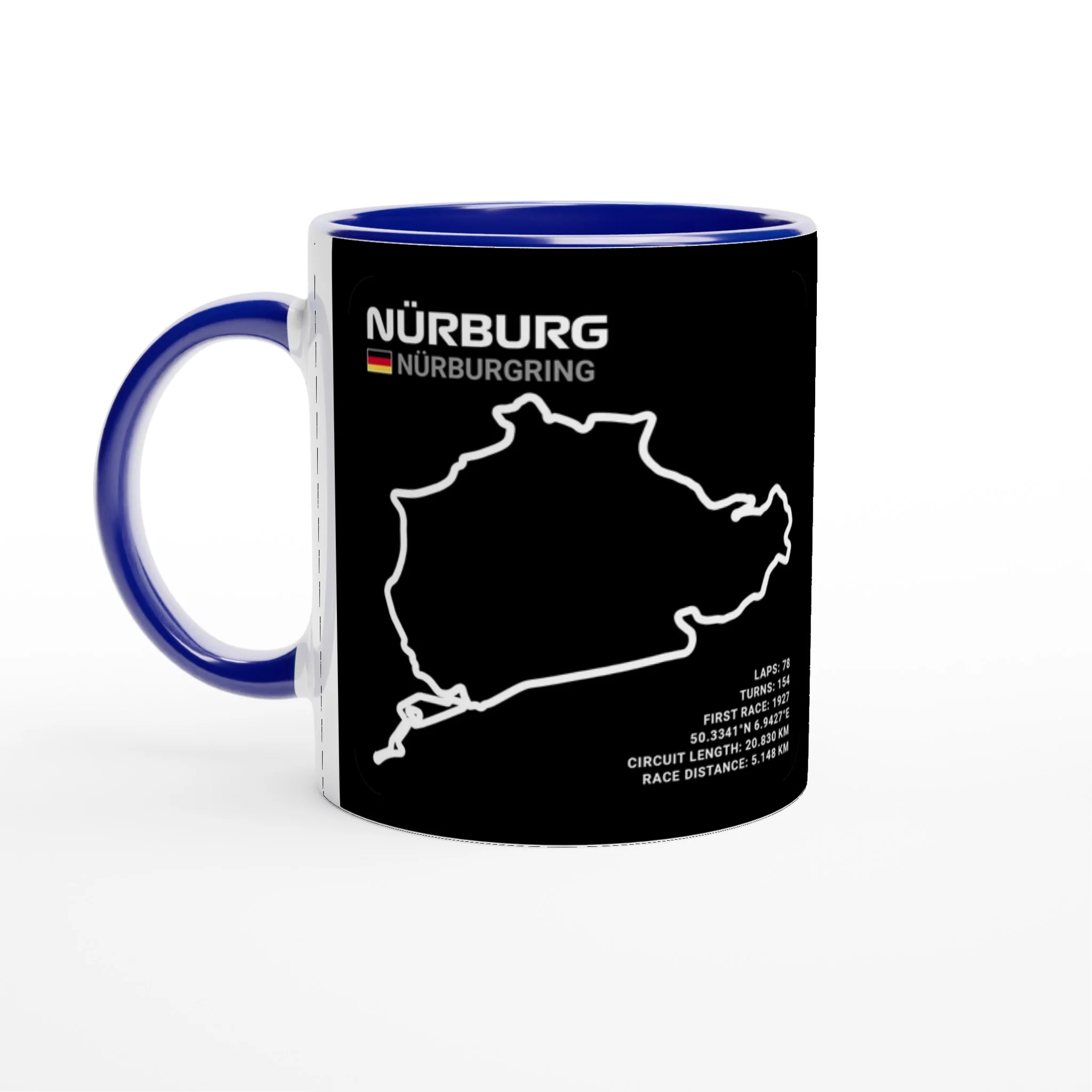Nurburgring Track - Coloured Mug - Image 3