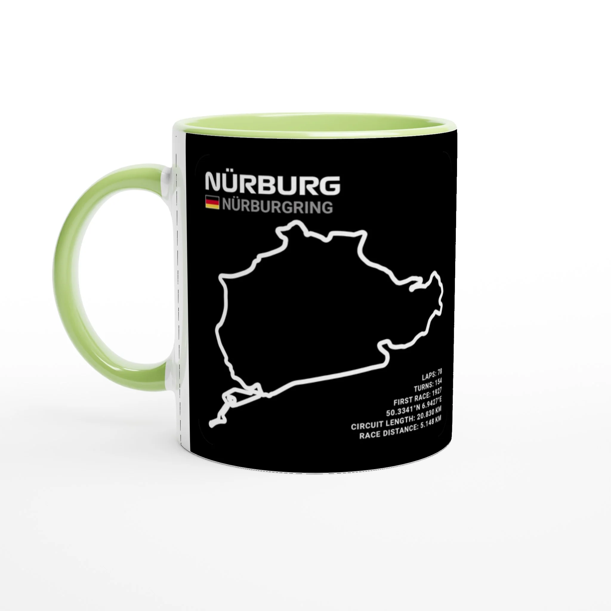 Nurburgring Track - Coloured Mug - Image 4
